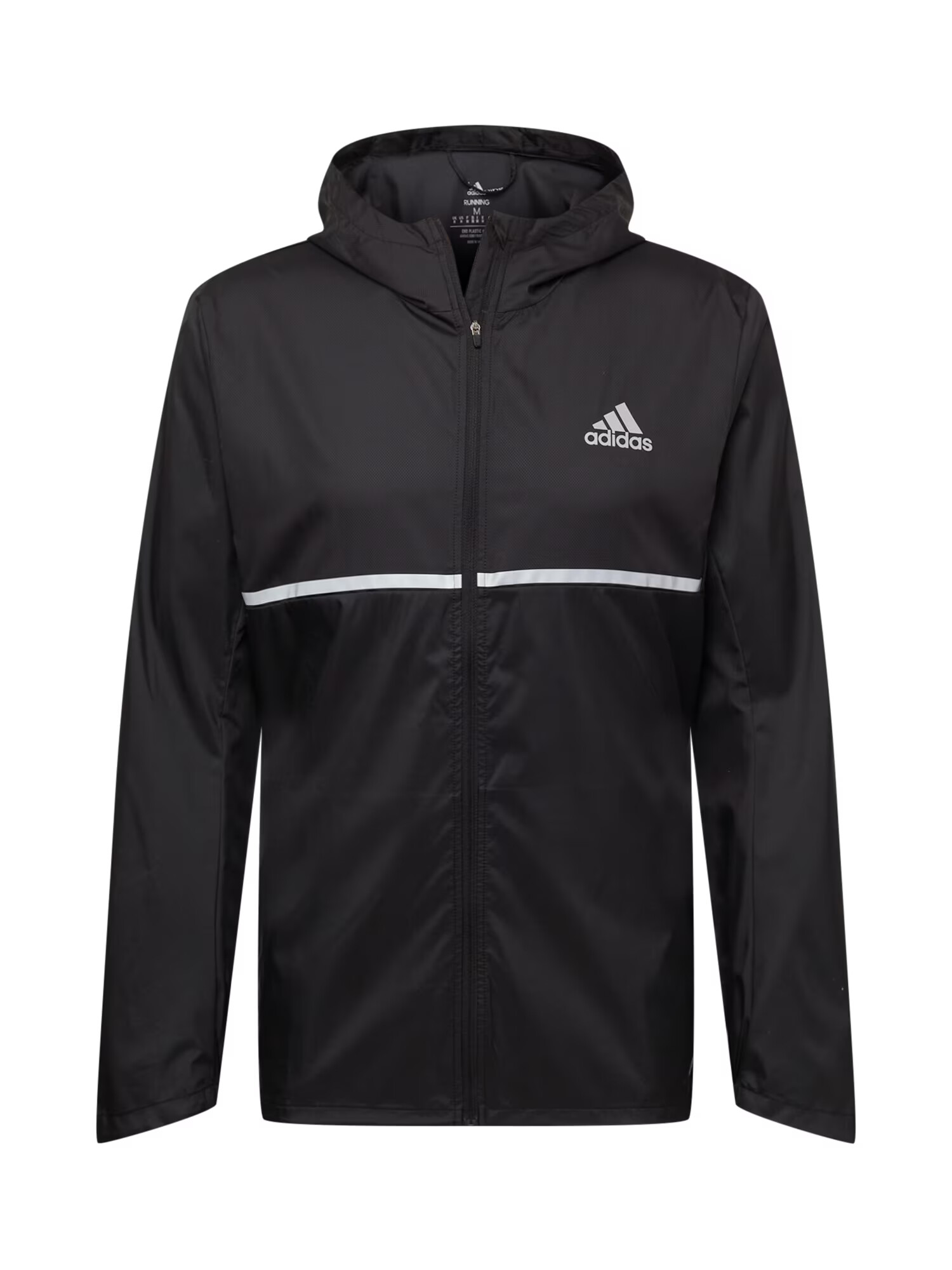 ADIDAS SPORTSWEAR Športna jakna črna / bela - Pepit.si