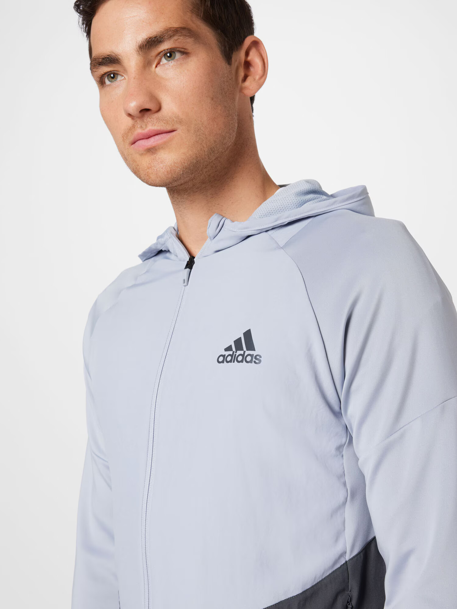 ADIDAS SPORTSWEAR Športna jakna siva / temno siva - Pepit.si