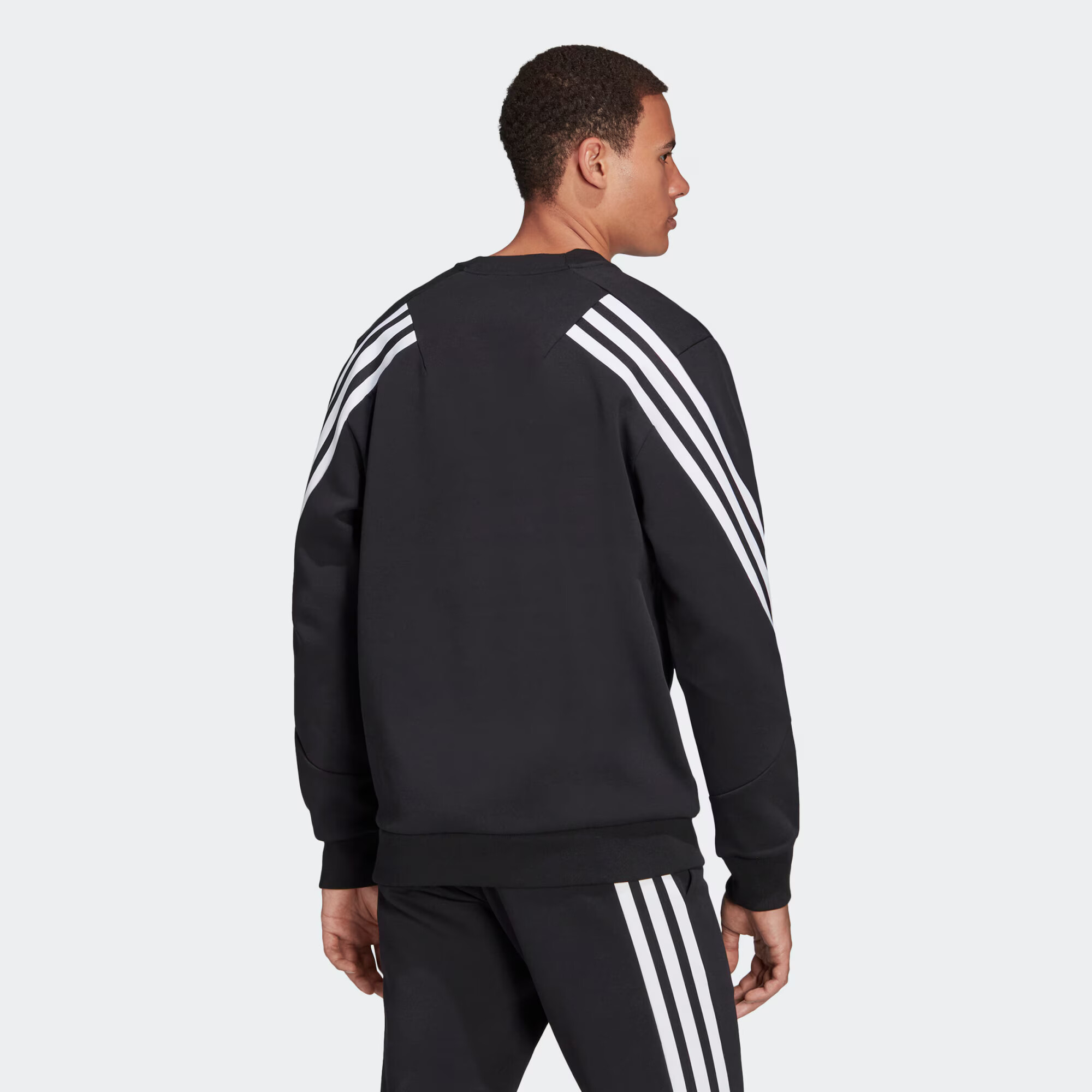 ADIDAS SPORTSWEAR Športna majica črna / bela - Pepit.si