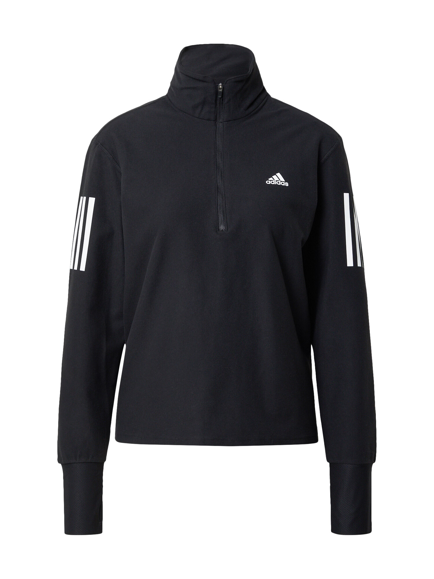 ADIDAS SPORTSWEAR Športna majica črna / bela - Pepit.si