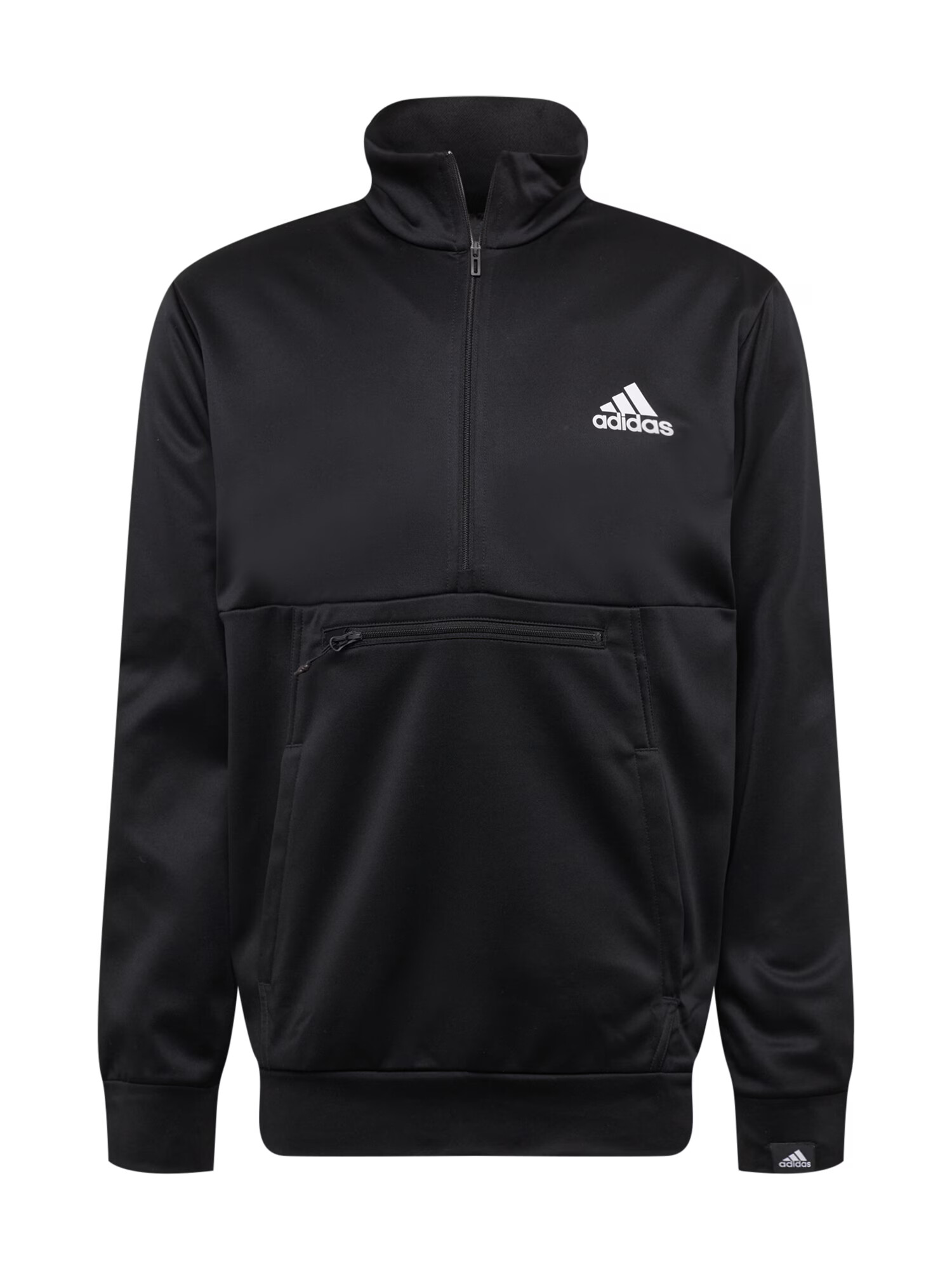 ADIDAS SPORTSWEAR Športna majica črna / bela - Pepit.si