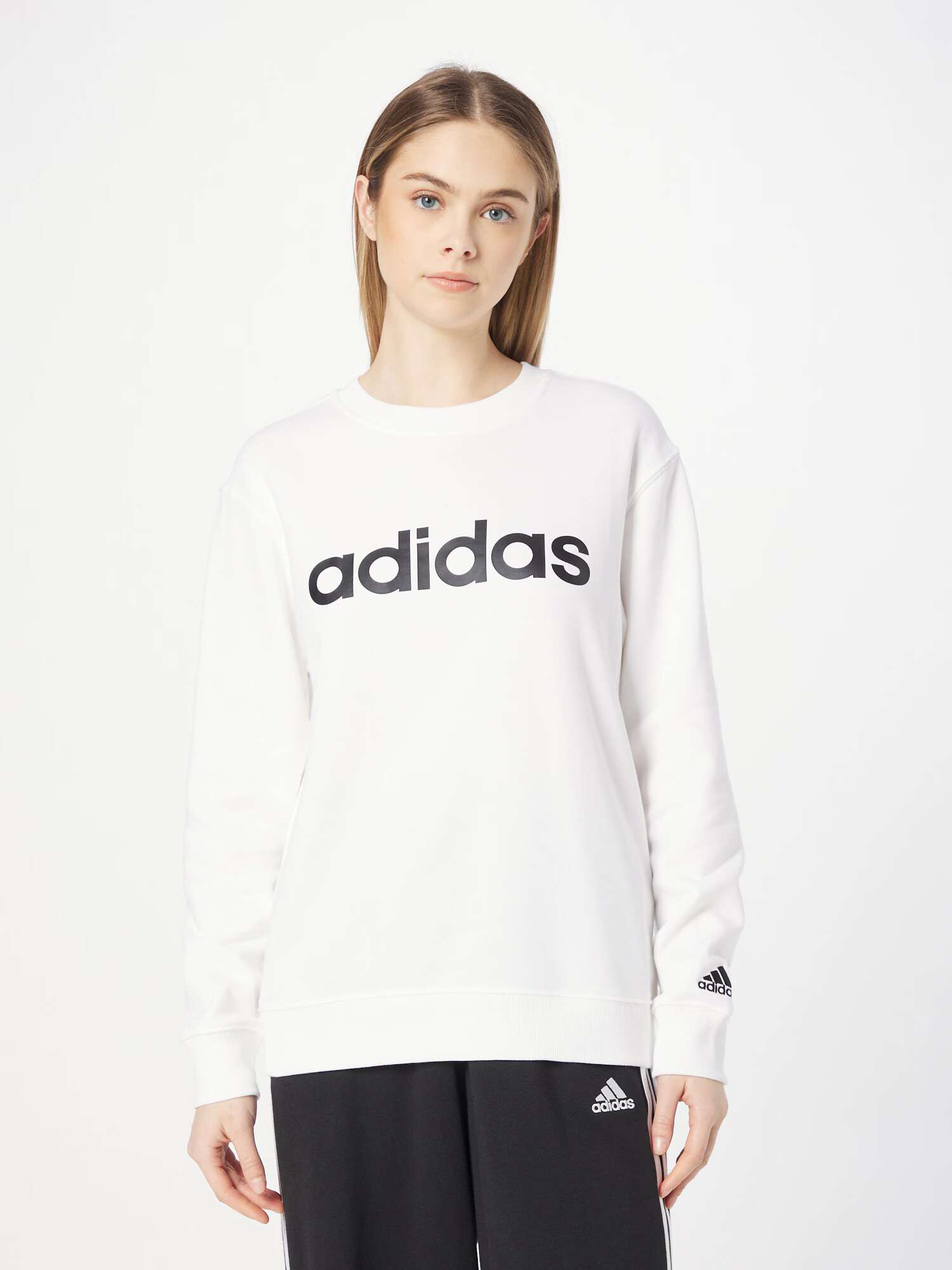 ADIDAS SPORTSWEAR Športna majica črna / off-bela - Pepit.si