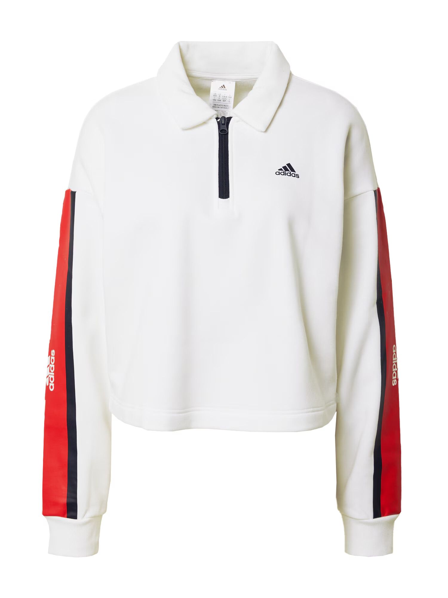 ADIDAS SPORTSWEAR Športna majica krvavo rdeča / črna / bela - Pepit.si