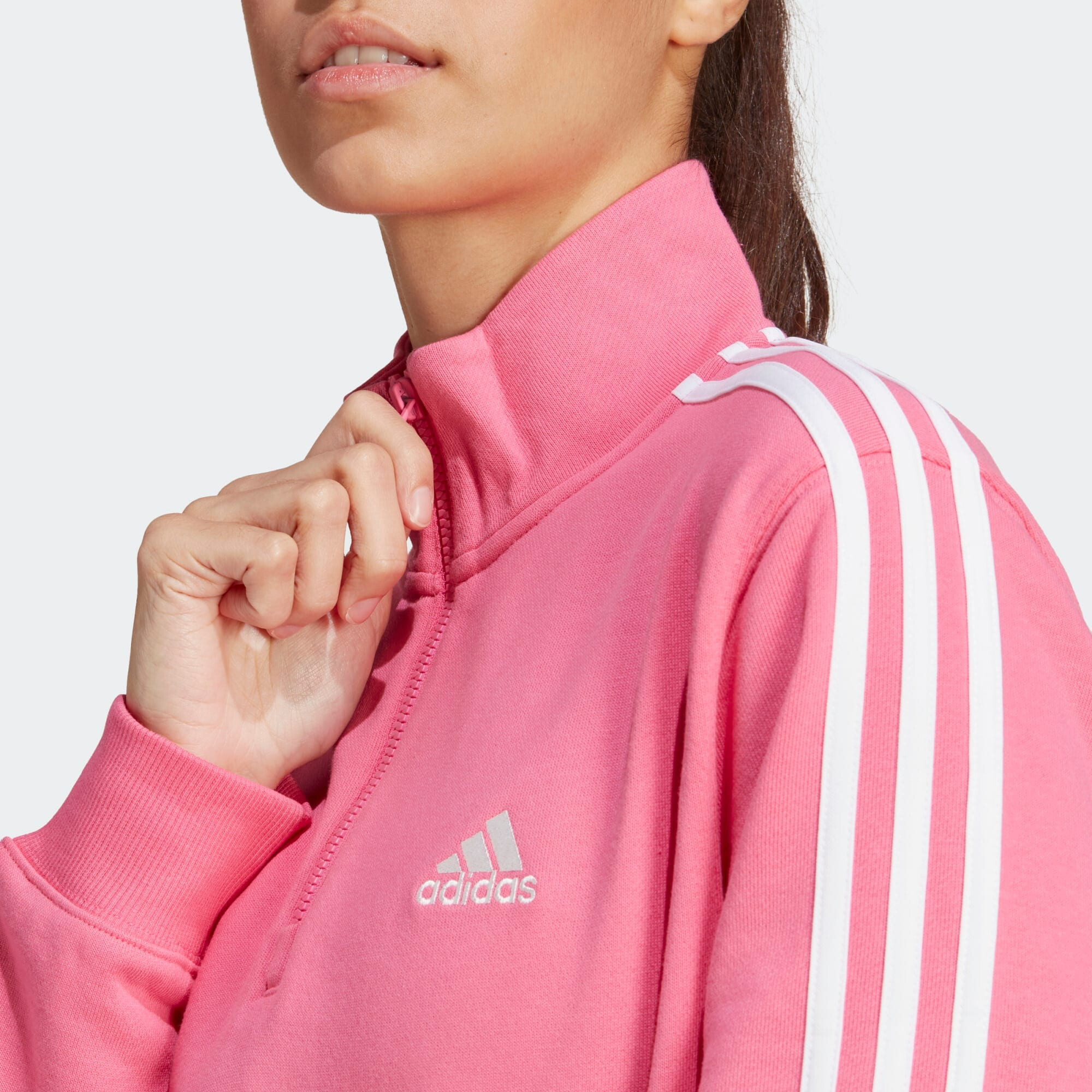 ADIDAS SPORTSWEAR Športna majica magenta / bela - Pepit.si