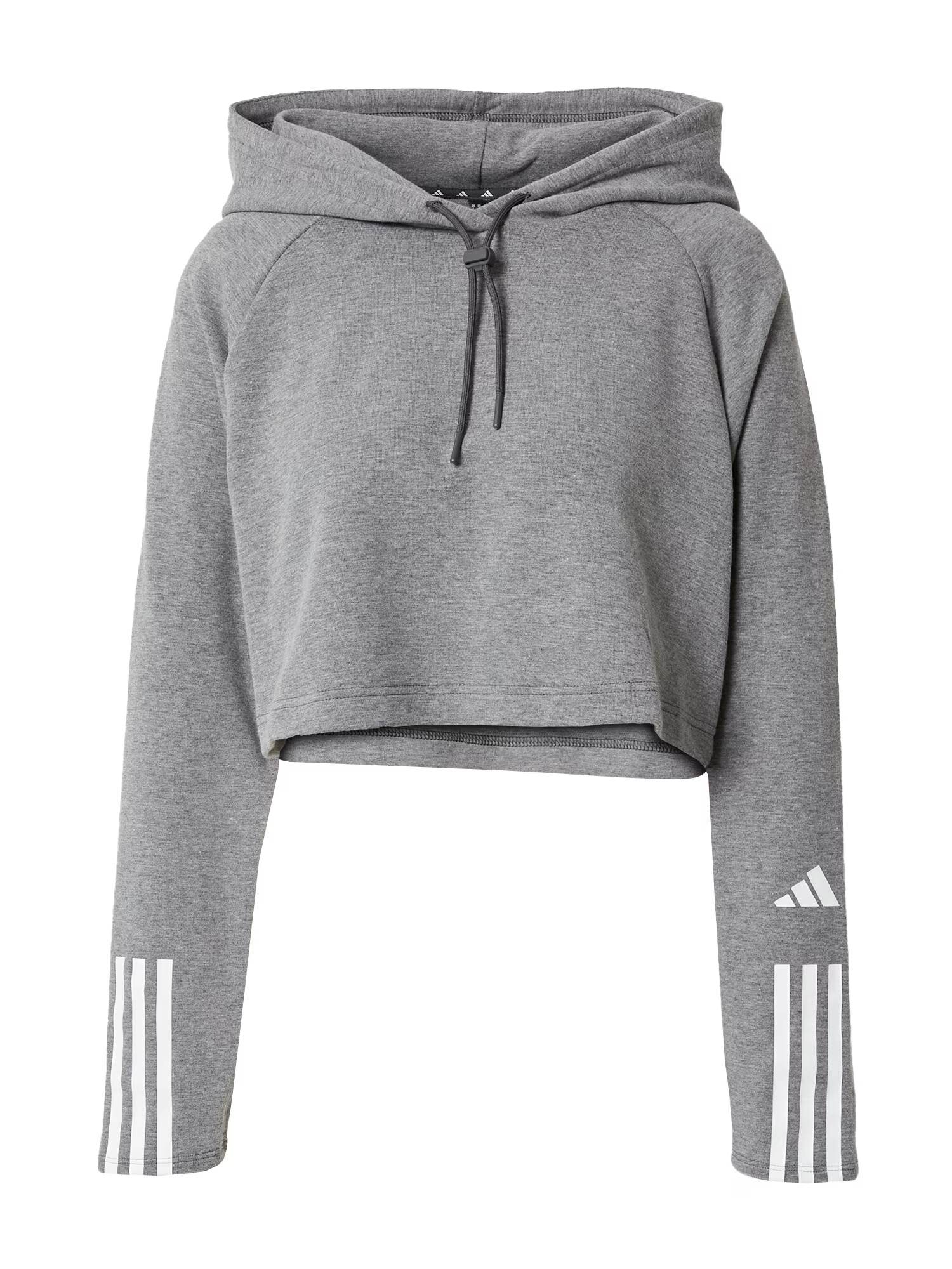 ADIDAS PERFORMANCE Športna majica pegasto siva / bela - Pepit.si