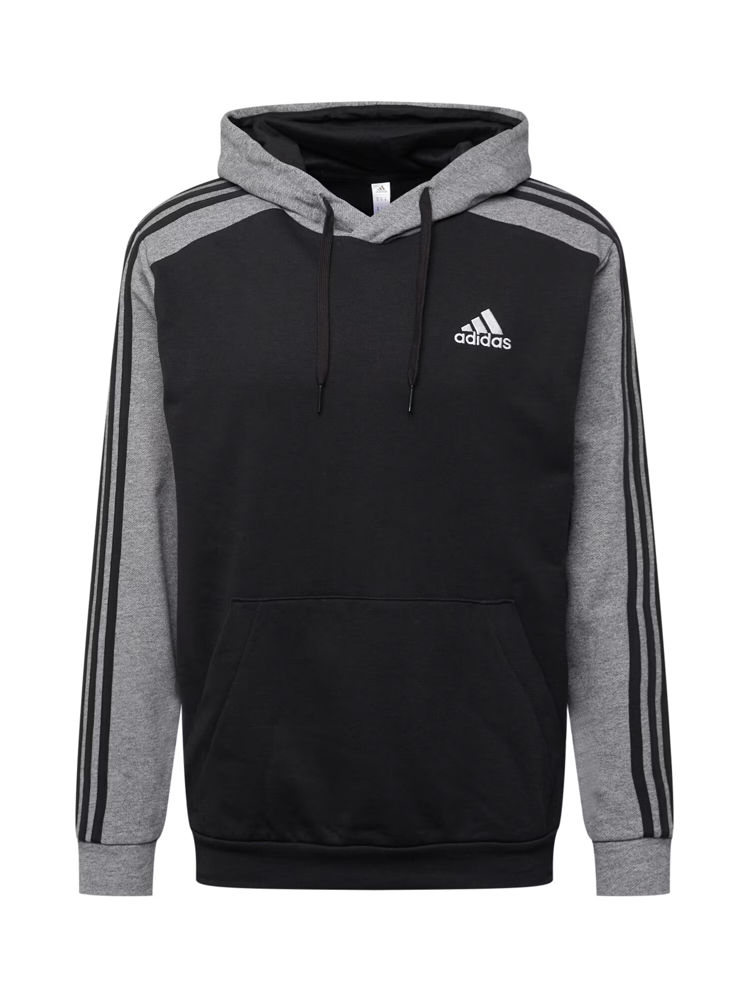 ADIDAS SPORTSWEAR Športna majica pegasto siva / črna / bela - Pepit.si