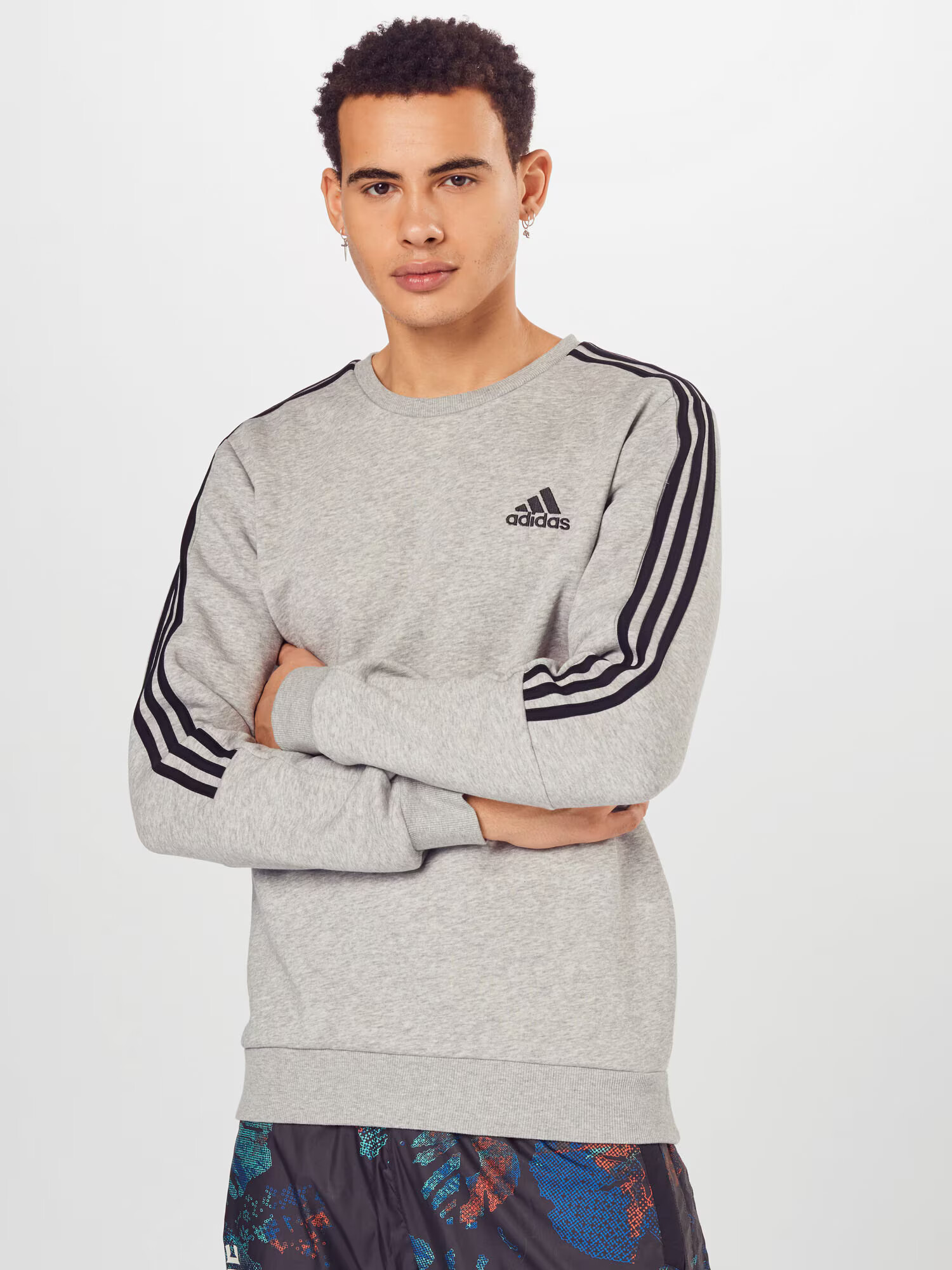 ADIDAS SPORTSWEAR Športna majica siva / črna - Pepit.si