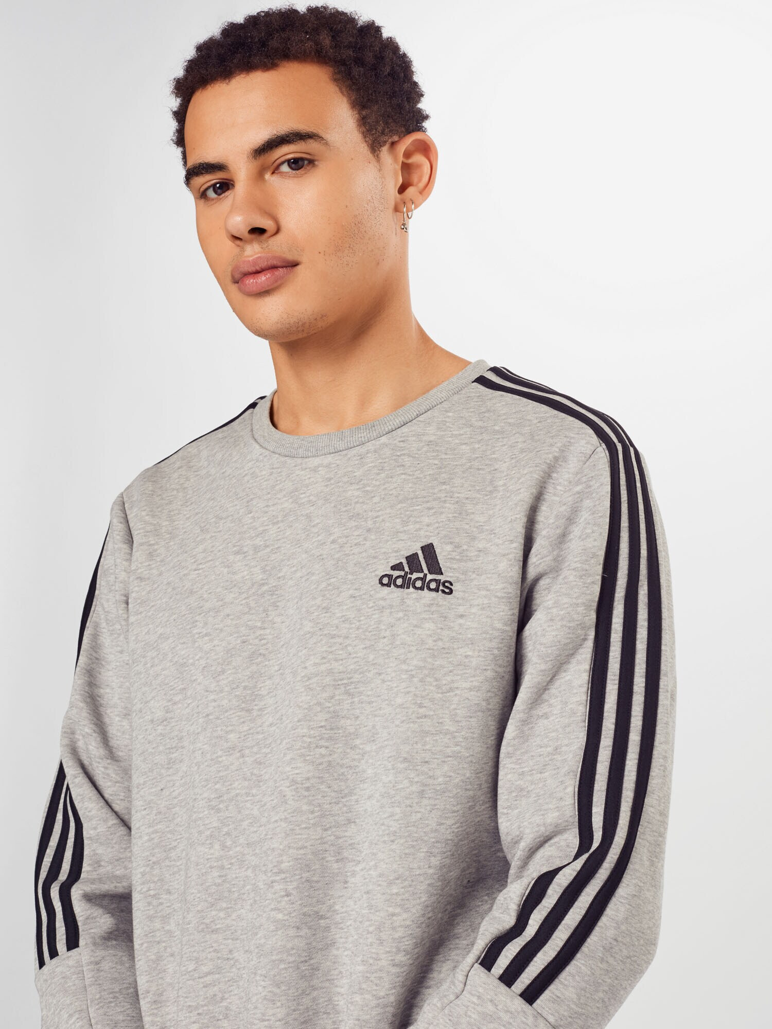 ADIDAS SPORTSWEAR Športna majica siva / črna - Pepit.si