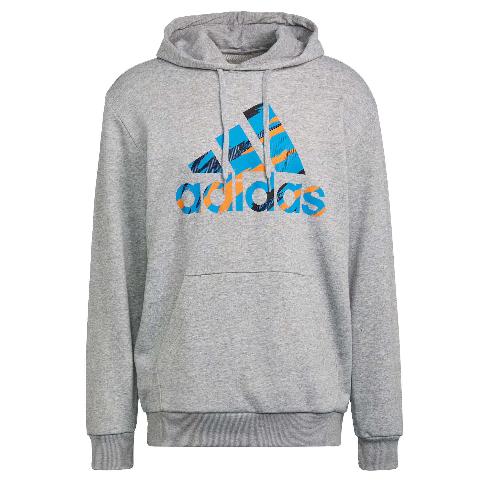 ADIDAS PERFORMANCE Športna majica siva / modra / črna / oranžna - Pepit.si