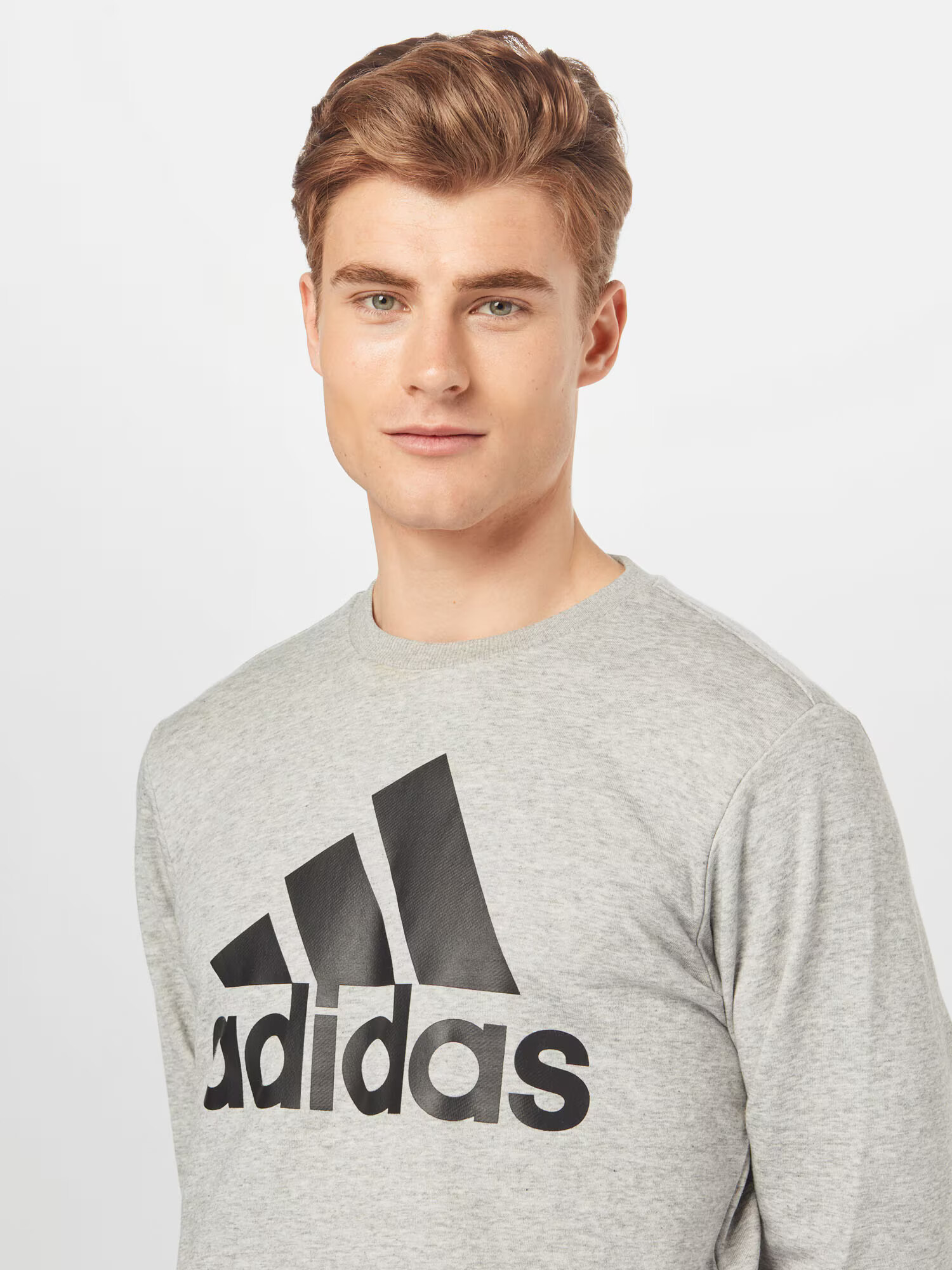 ADIDAS SPORTSWEAR Športna majica svetlo siva / črna - Pepit.si