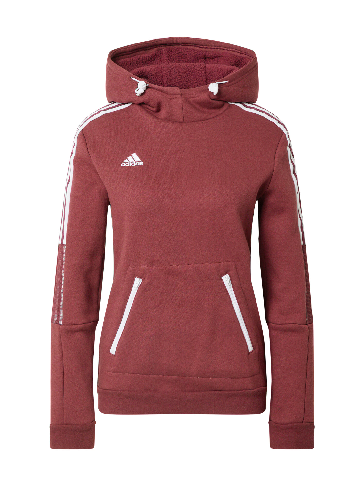 ADIDAS PERFORMANCE Športna majica 'Tiro' bordo / bela - Pepit.si