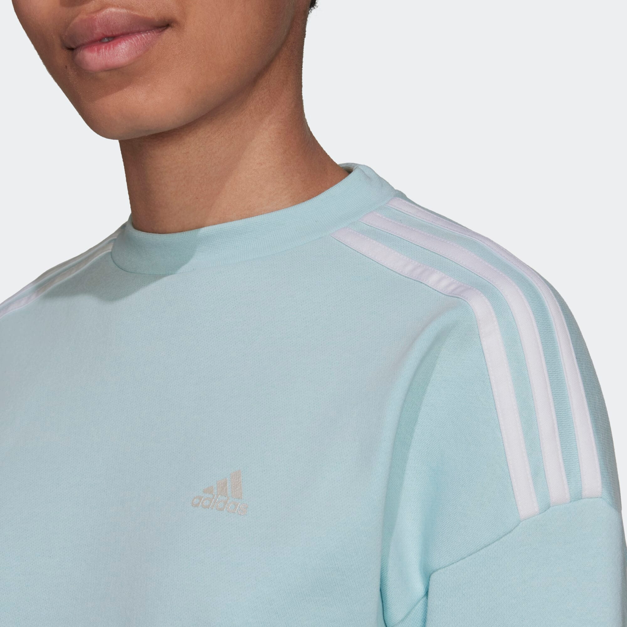 ADIDAS SPORTSWEAR Športna majica žad / bela - Pepit.si