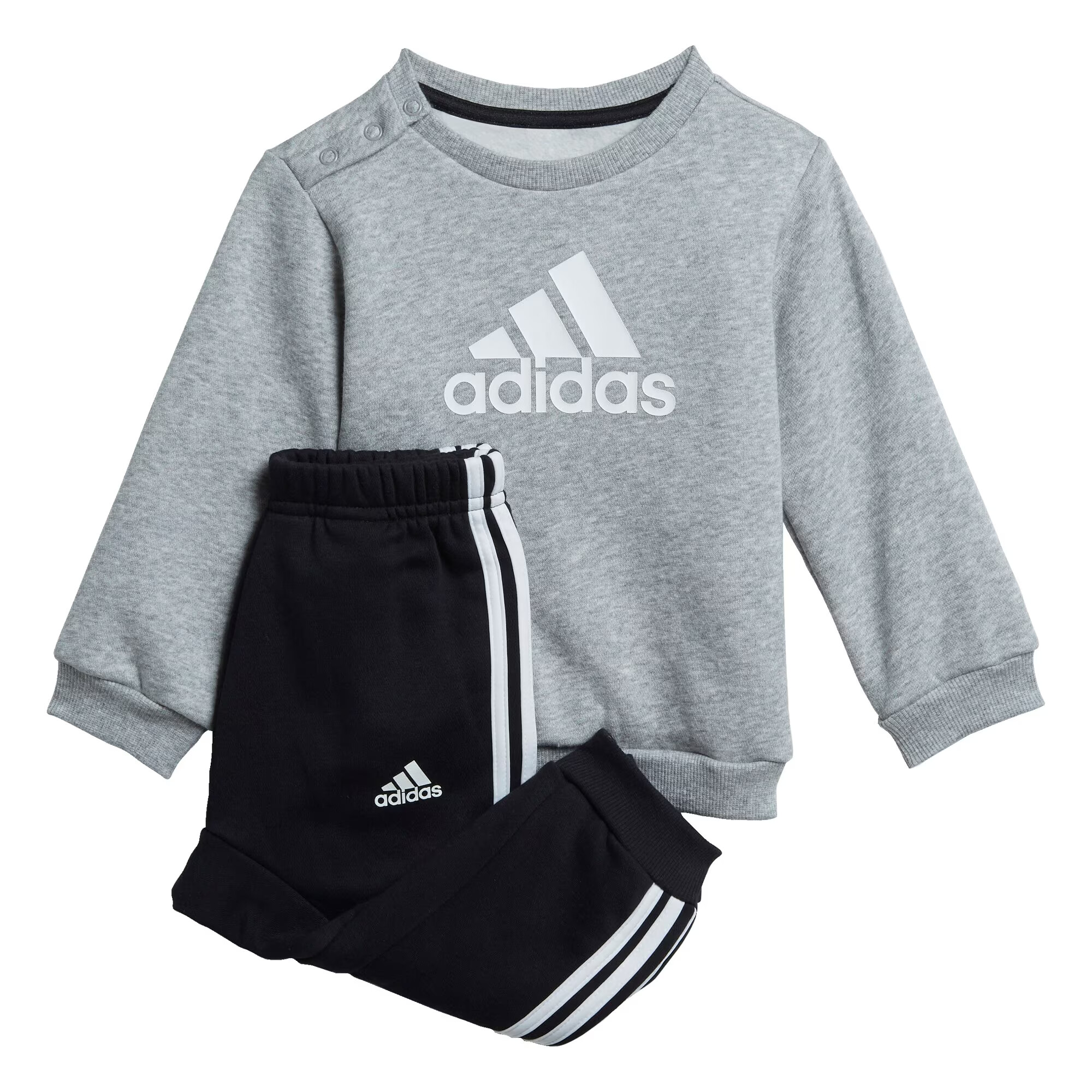 ADIDAS SPORTSWEAR Športna obleka siva / črna / bela - Pepit.si