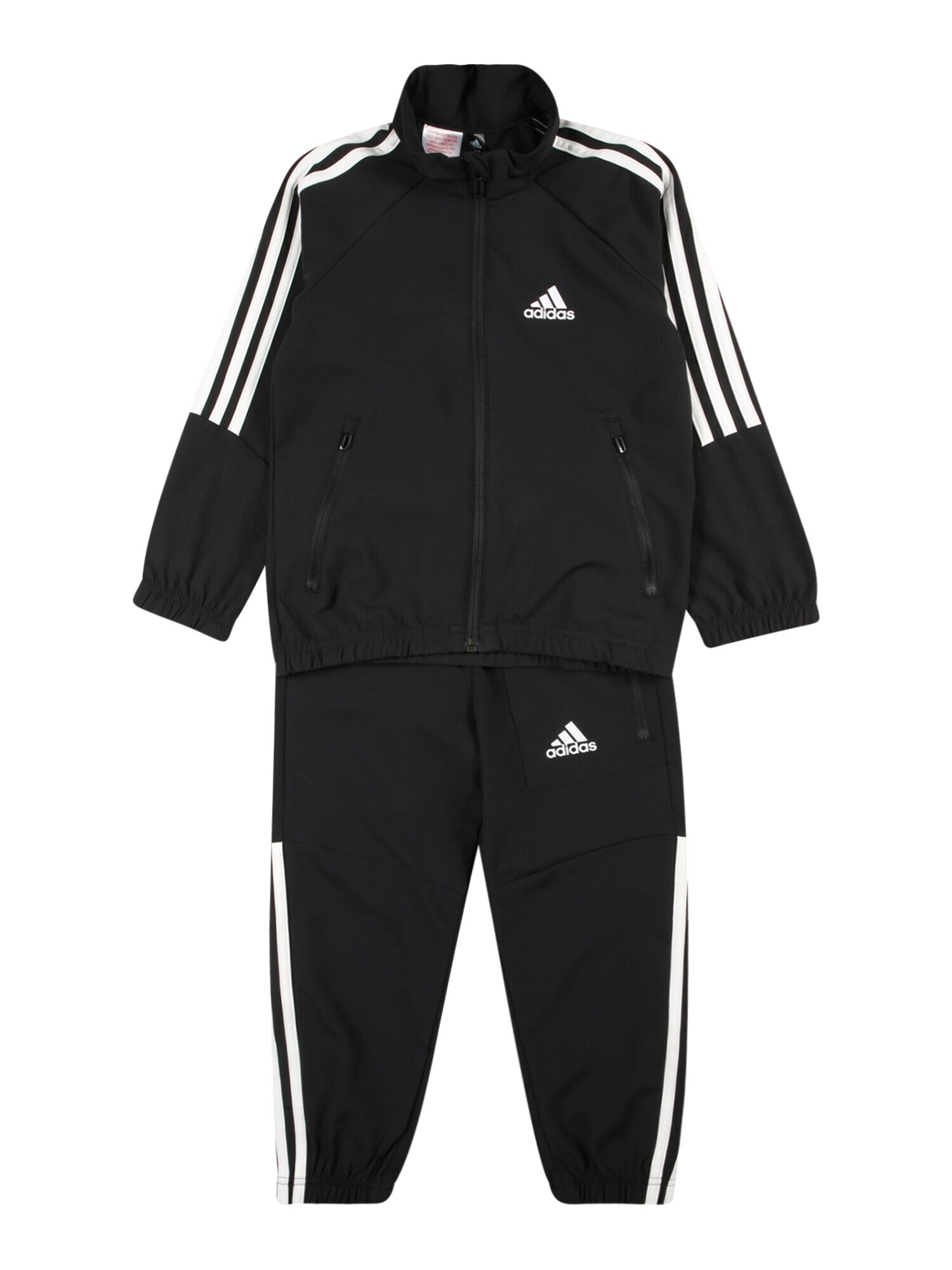 ADIDAS SPORTSWEAR Športna trenirka črna / bela - Pepit.si