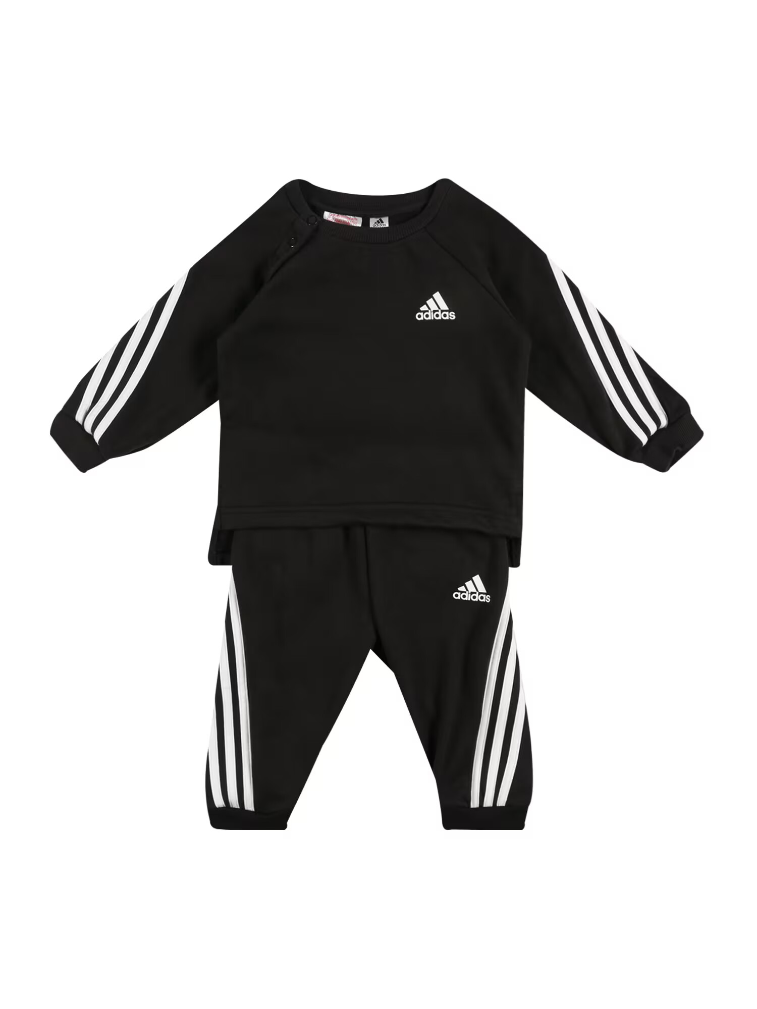 ADIDAS PERFORMANCE Športna trenirka črna / bela - Pepit.si