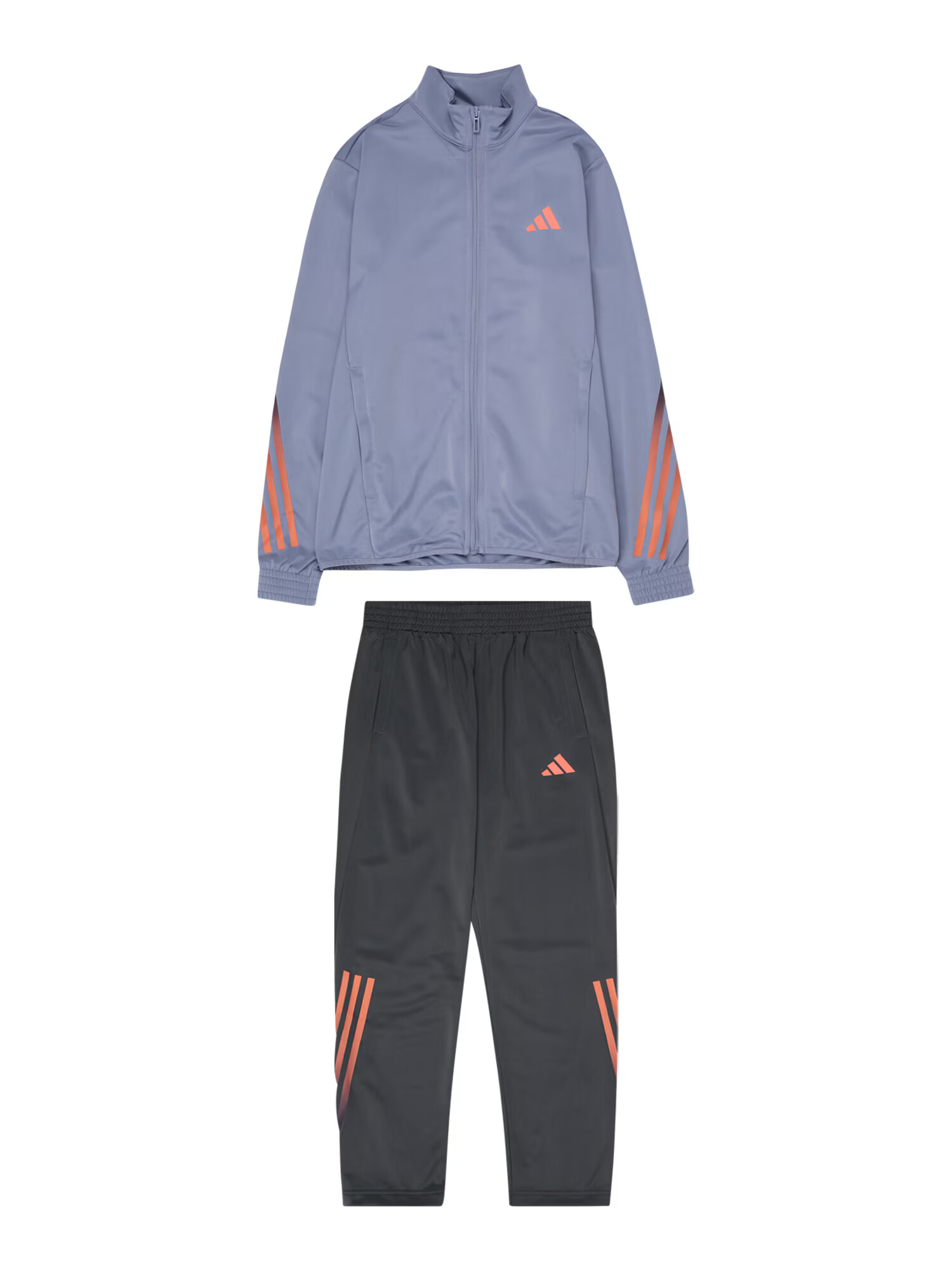 ADIDAS SPORTSWEAR Športna trenirka dimno modra / oranžna / črna - Pepit.si