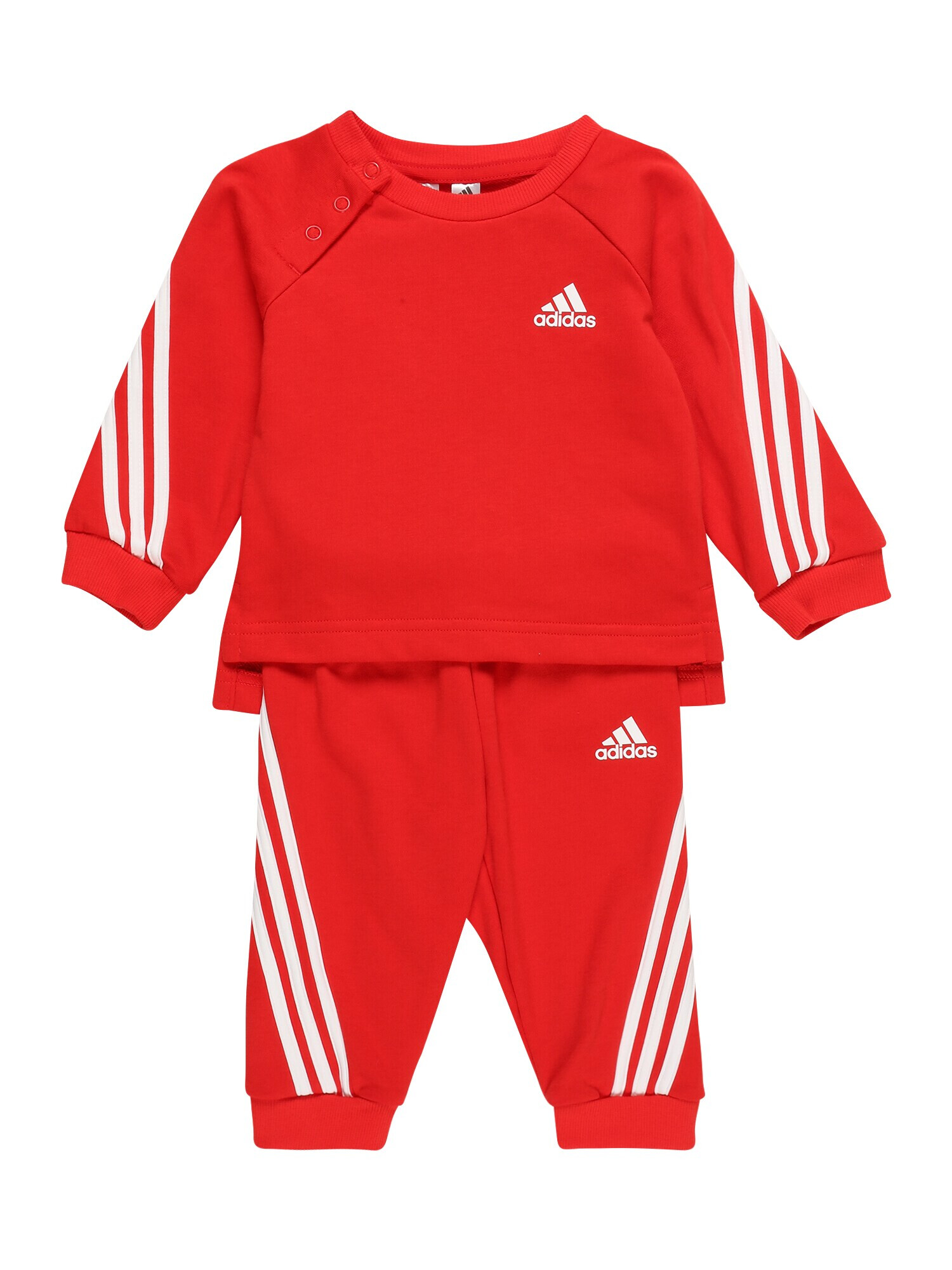 ADIDAS PERFORMANCE Športna trenirka rdeča / bela - Pepit.si