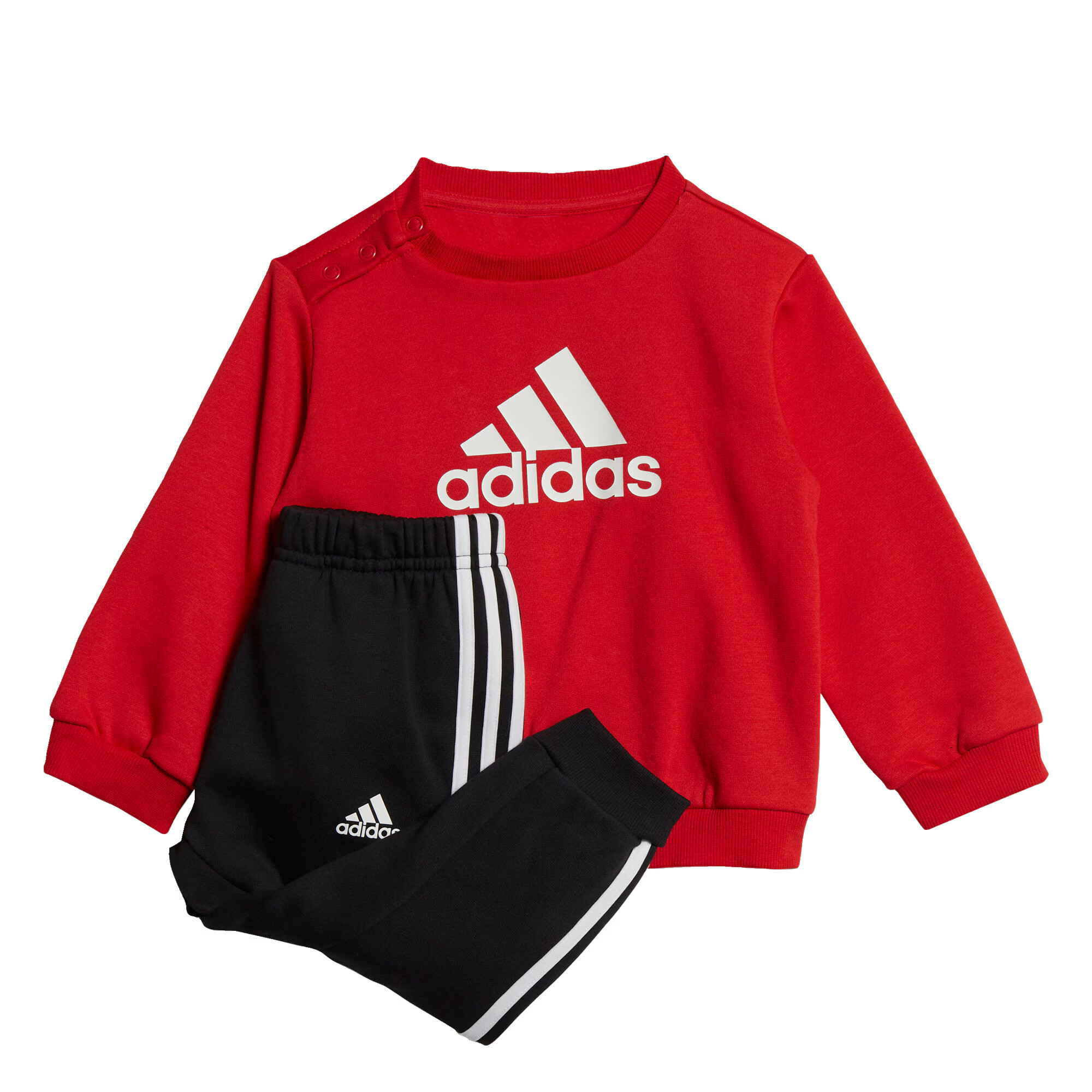 ADIDAS SPORTSWEAR Športna trenirka rdeča / črna / bela - Pepit.si