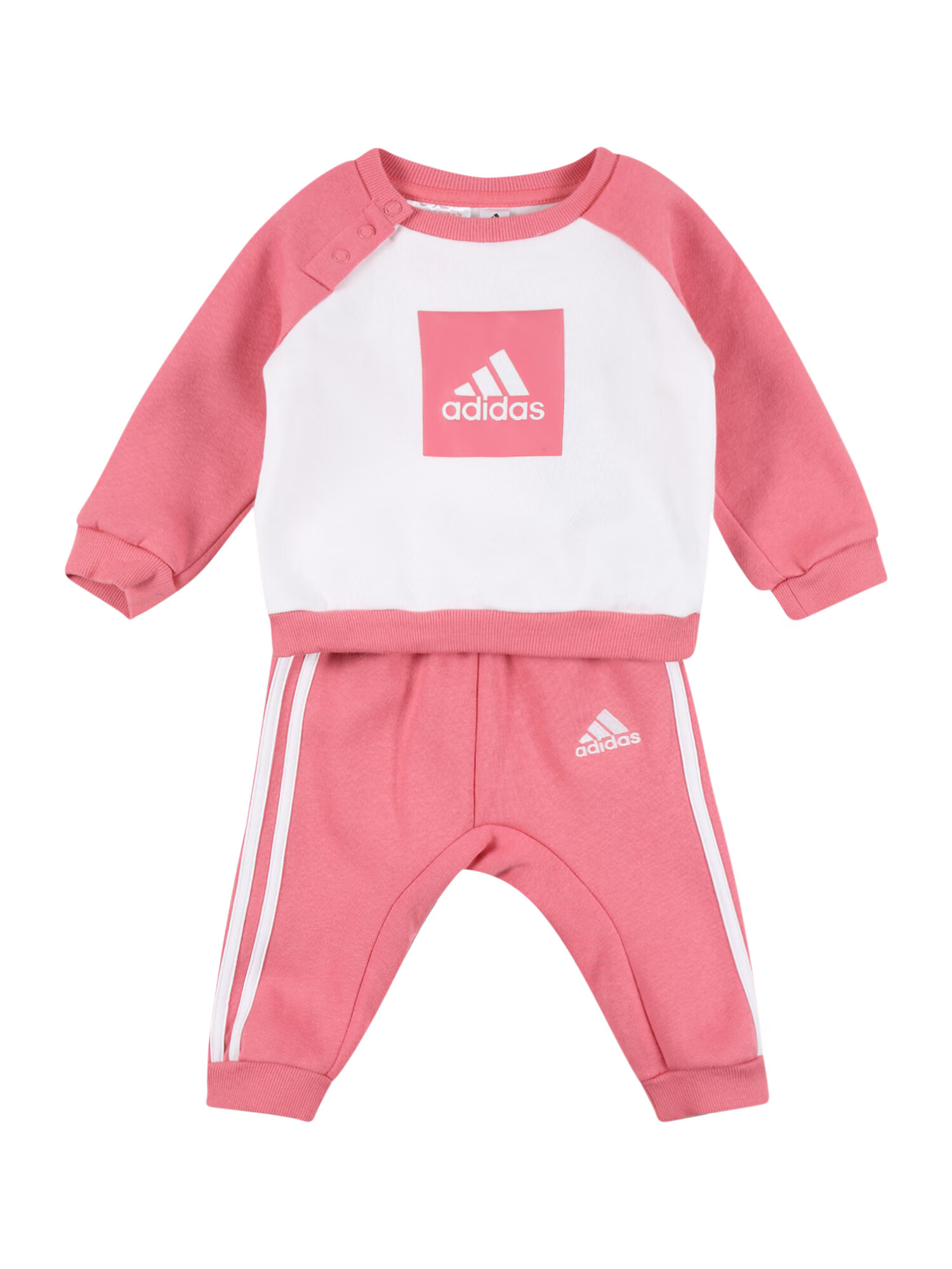 ADIDAS PERFORMANCE Športna trenirka rosé / bela - Pepit.si