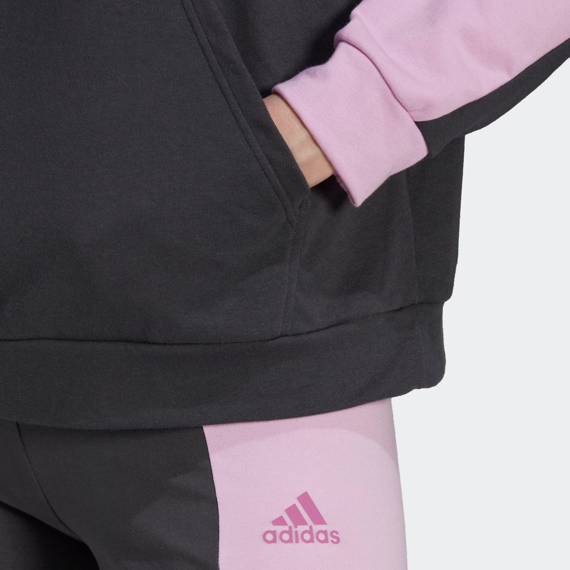 ADIDAS SPORTSWEAR Športna obleka siva / roza - Pepit.si