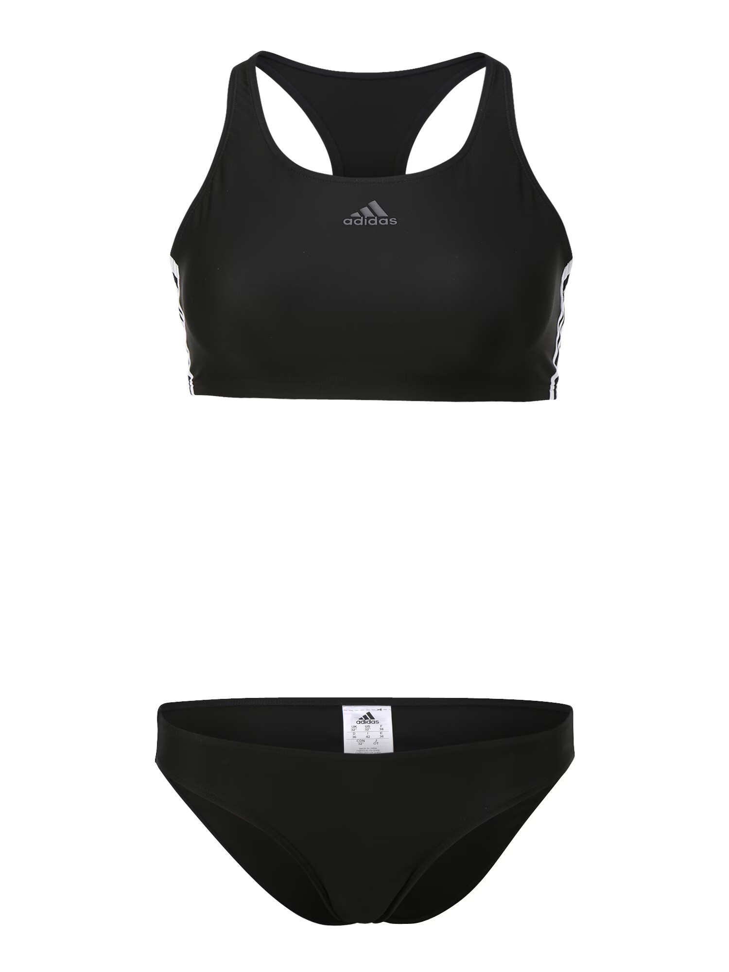 ADIDAS SPORTSWEAR Športne bikini 'FIT 2PC 3S' črna - Pepit.si