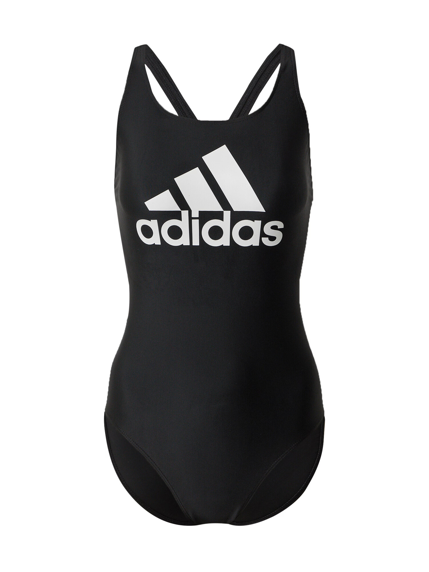 ADIDAS SPORTSWEAR Športne enodelne kopalke črna / bela - Pepit.si