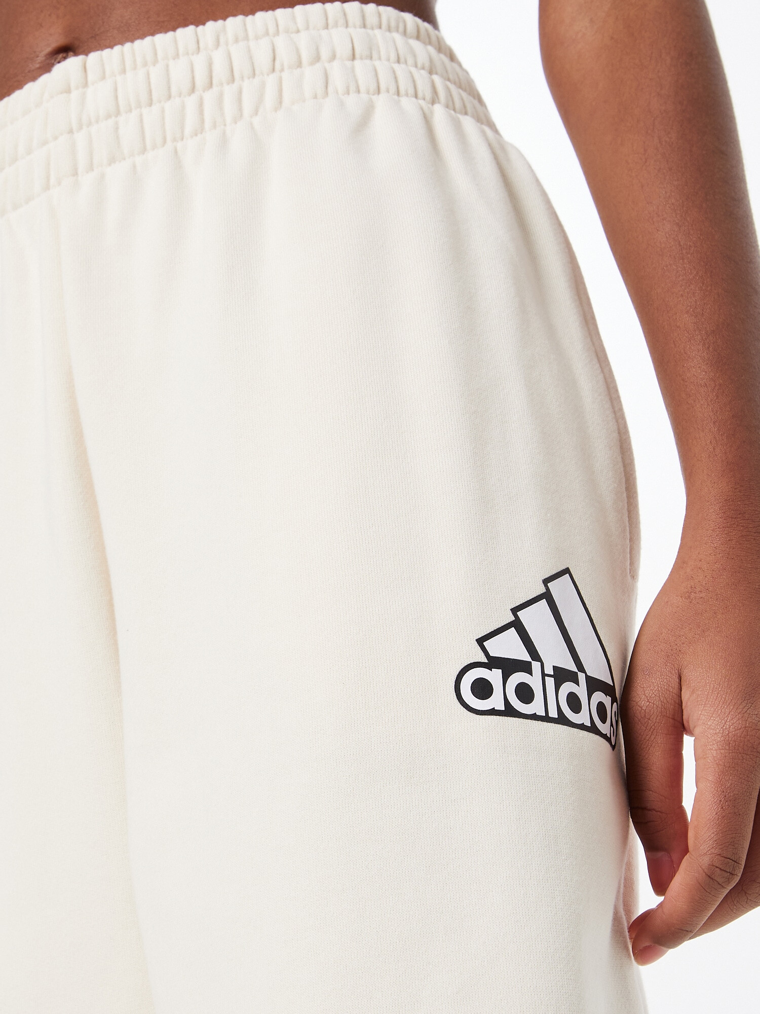 ADIDAS SPORTSWEAR Športne hlače črna / bela - Pepit.si