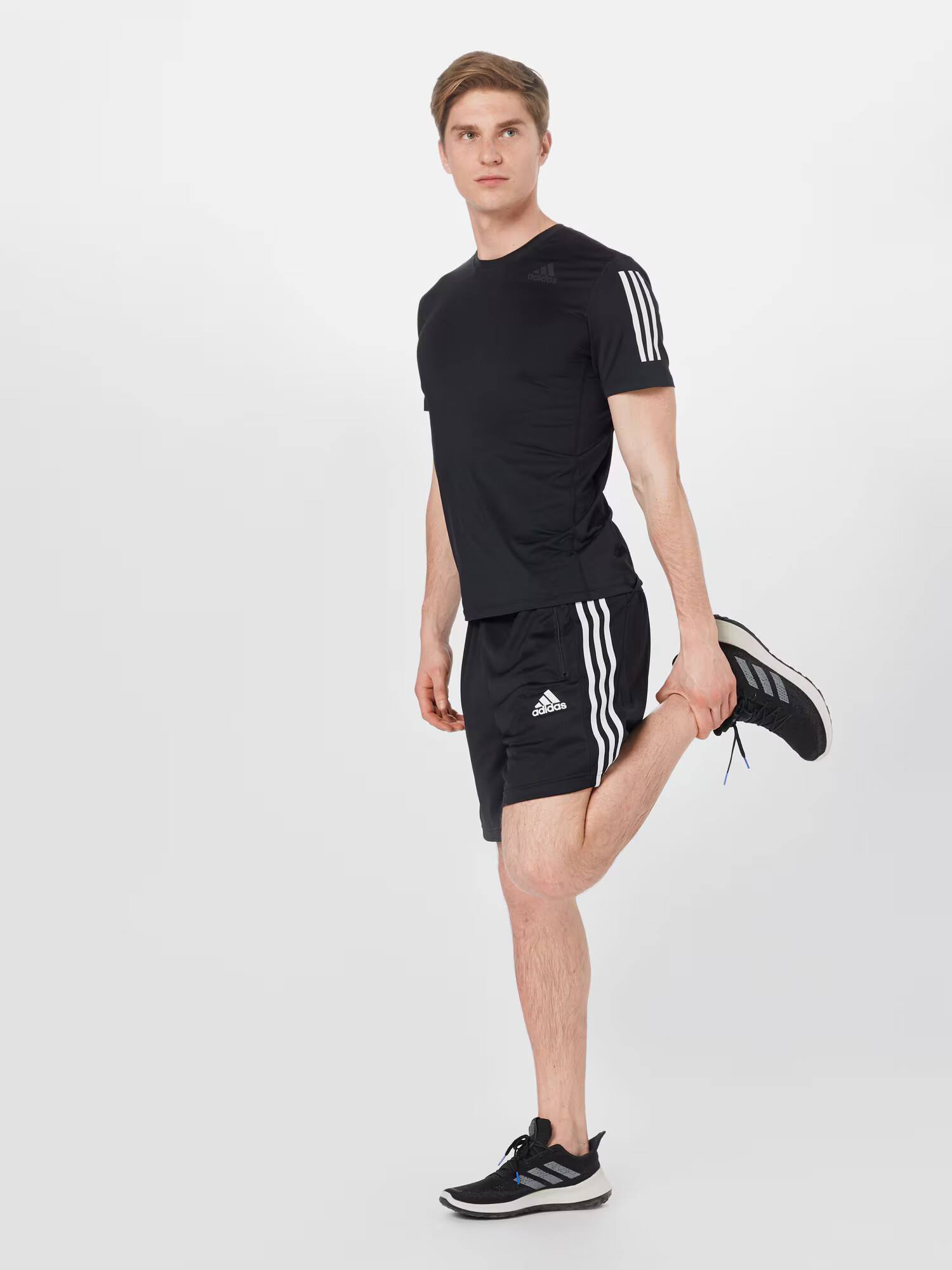 ADIDAS SPORTSWEAR Športne hlače črna / bela - Pepit.si