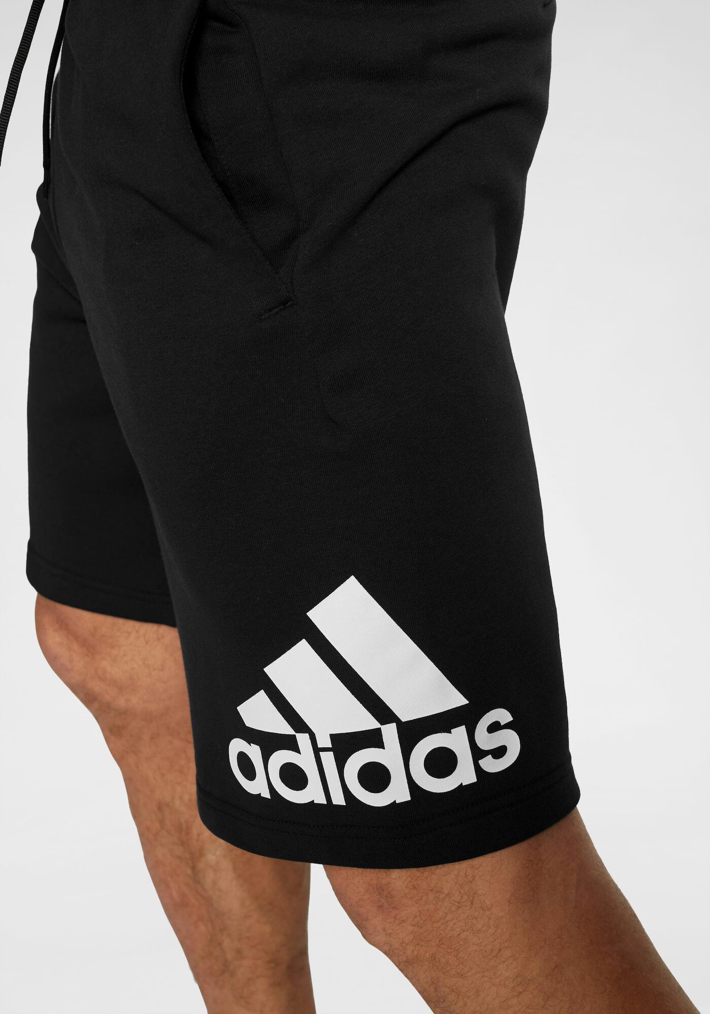 ADIDAS SPORTSWEAR Športne hlače črna / bela - Pepit.si