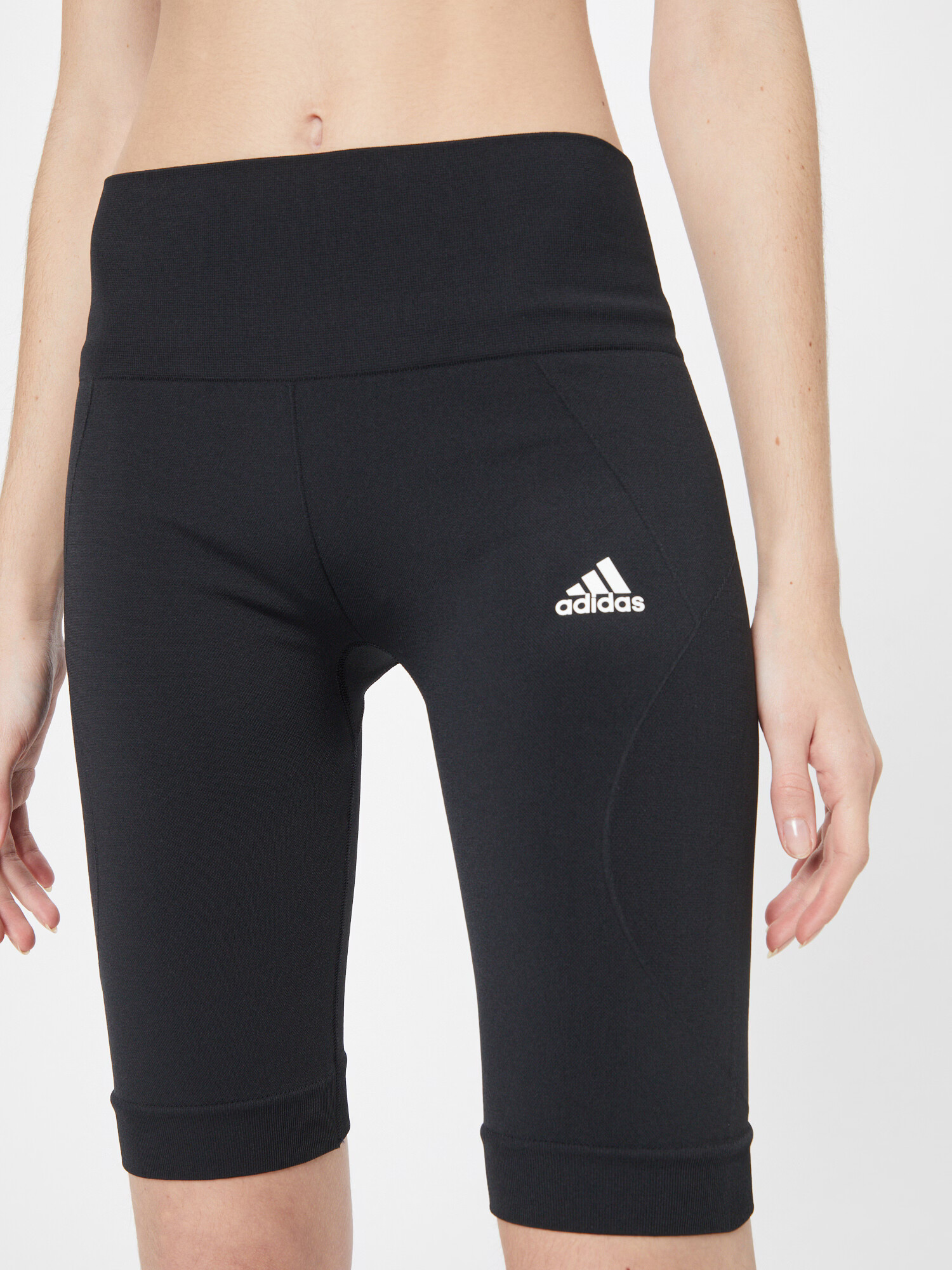 ADIDAS SPORTSWEAR Športne hlače črna / bela - Pepit.si