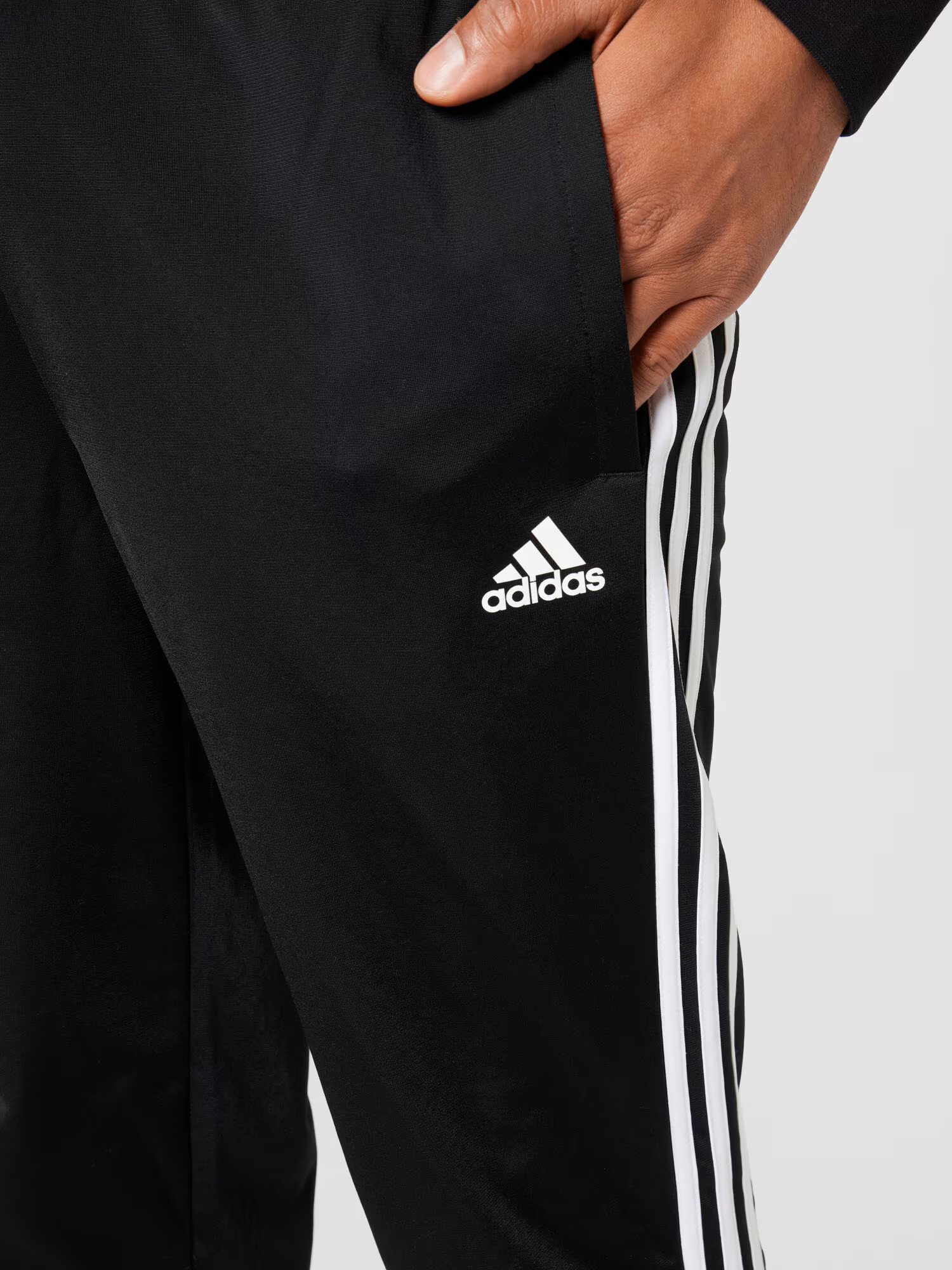 ADIDAS SPORTSWEAR Športne hlače črna / bela - Pepit.si