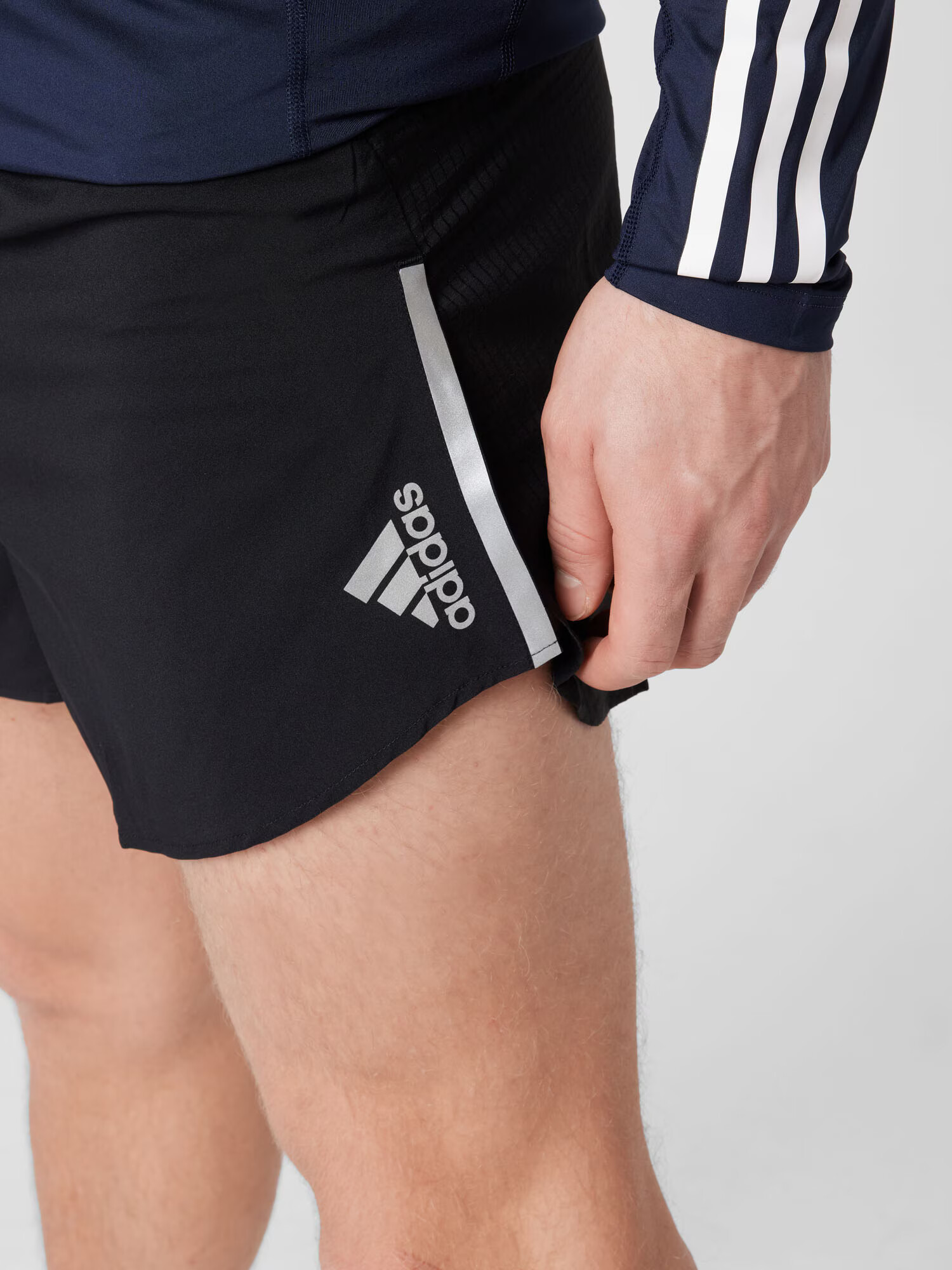 ADIDAS SPORTSWEAR Športne hlače črna / bela - Pepit.si