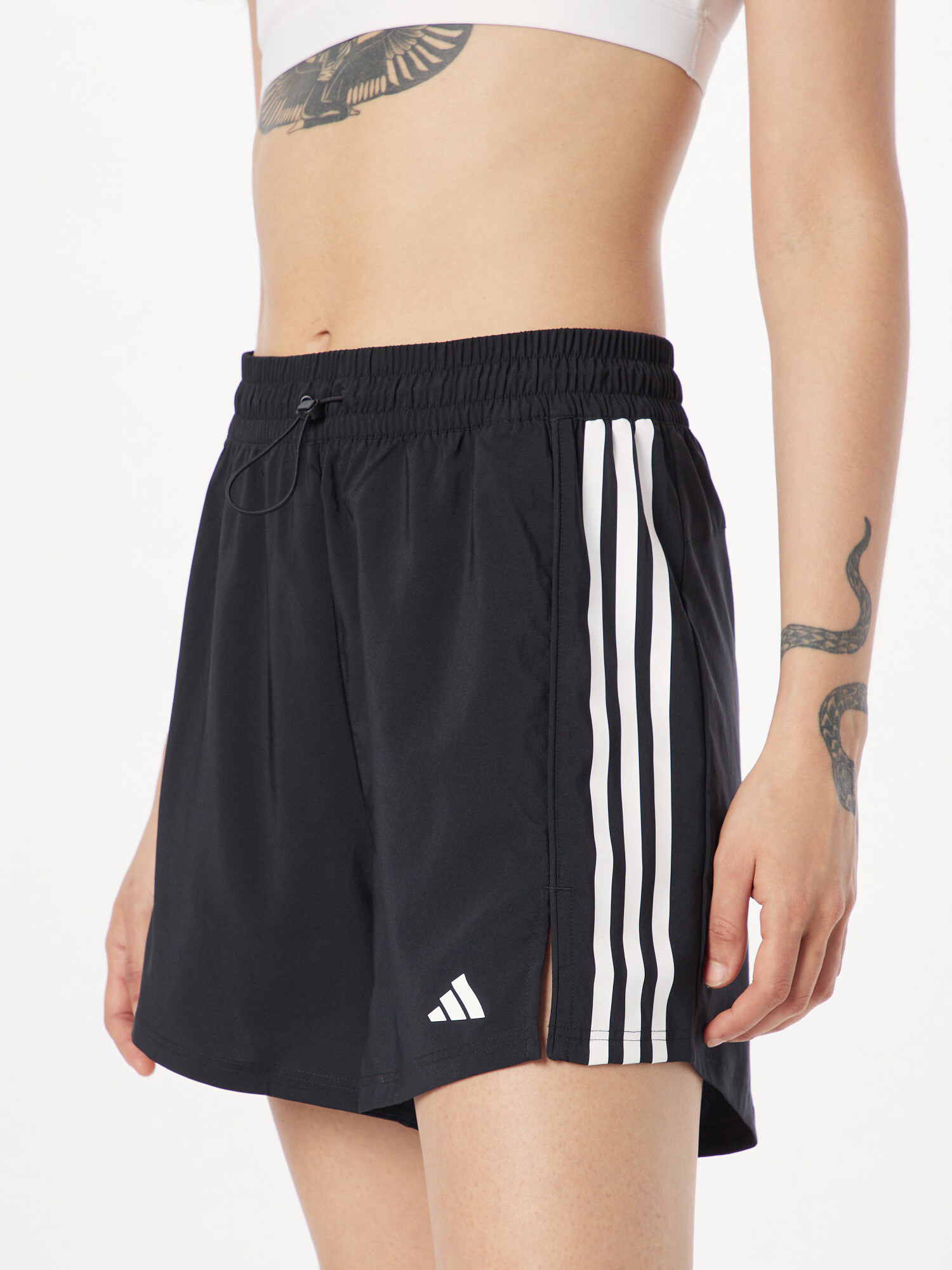 ADIDAS PERFORMANCE Športne hlače črna / bela - Pepit.si