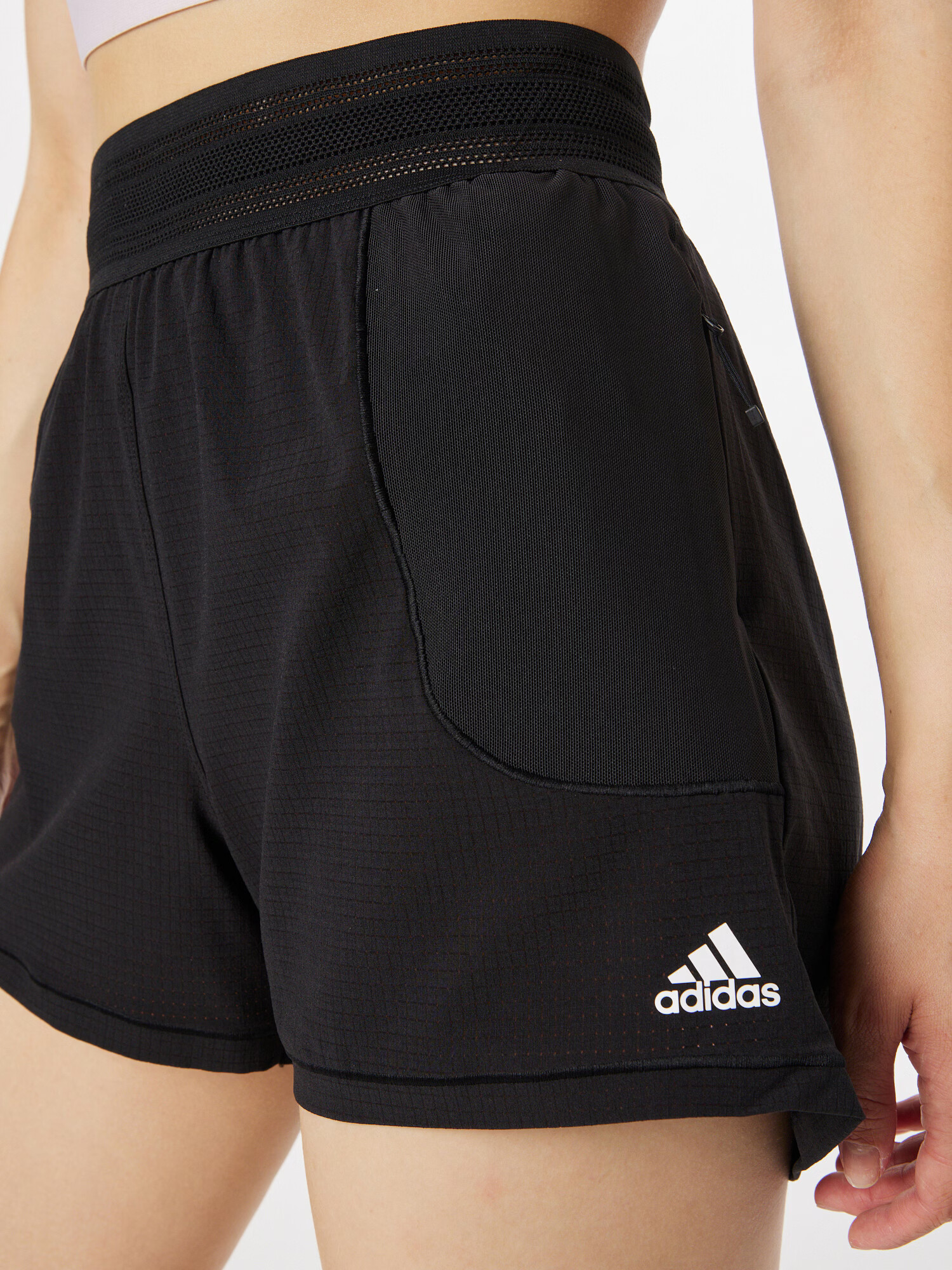 ADIDAS PERFORMANCE Športne hlače črna / bela - Pepit.si