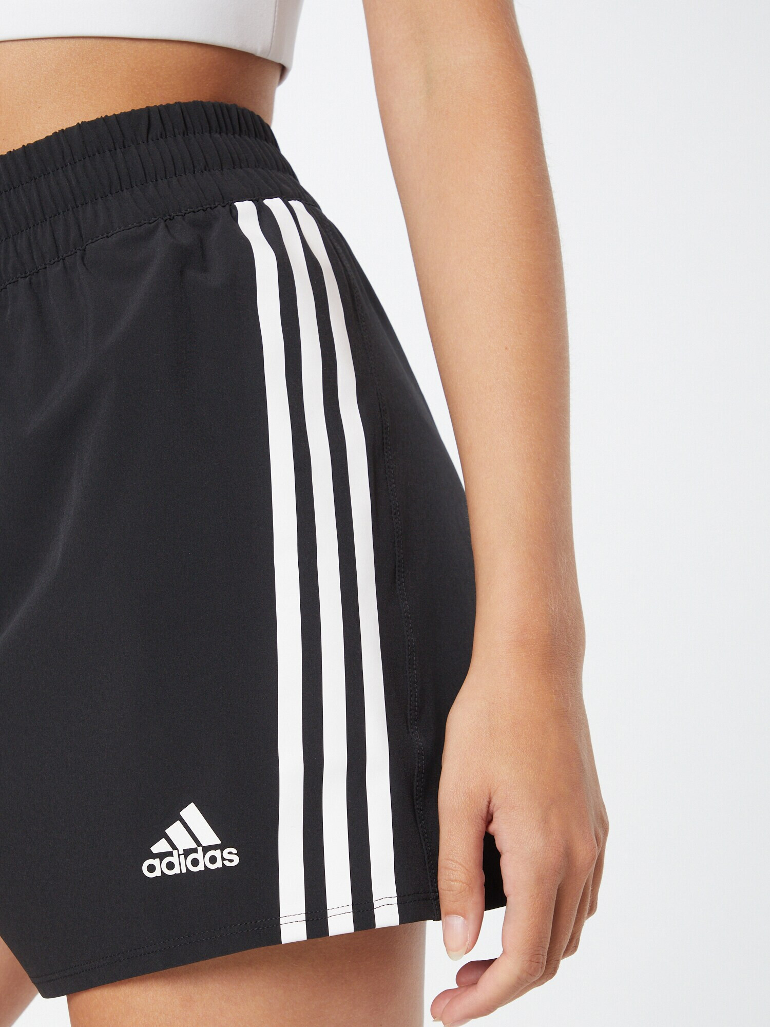 ADIDAS SPORTSWEAR Športne hlače črna / bela - Pepit.si