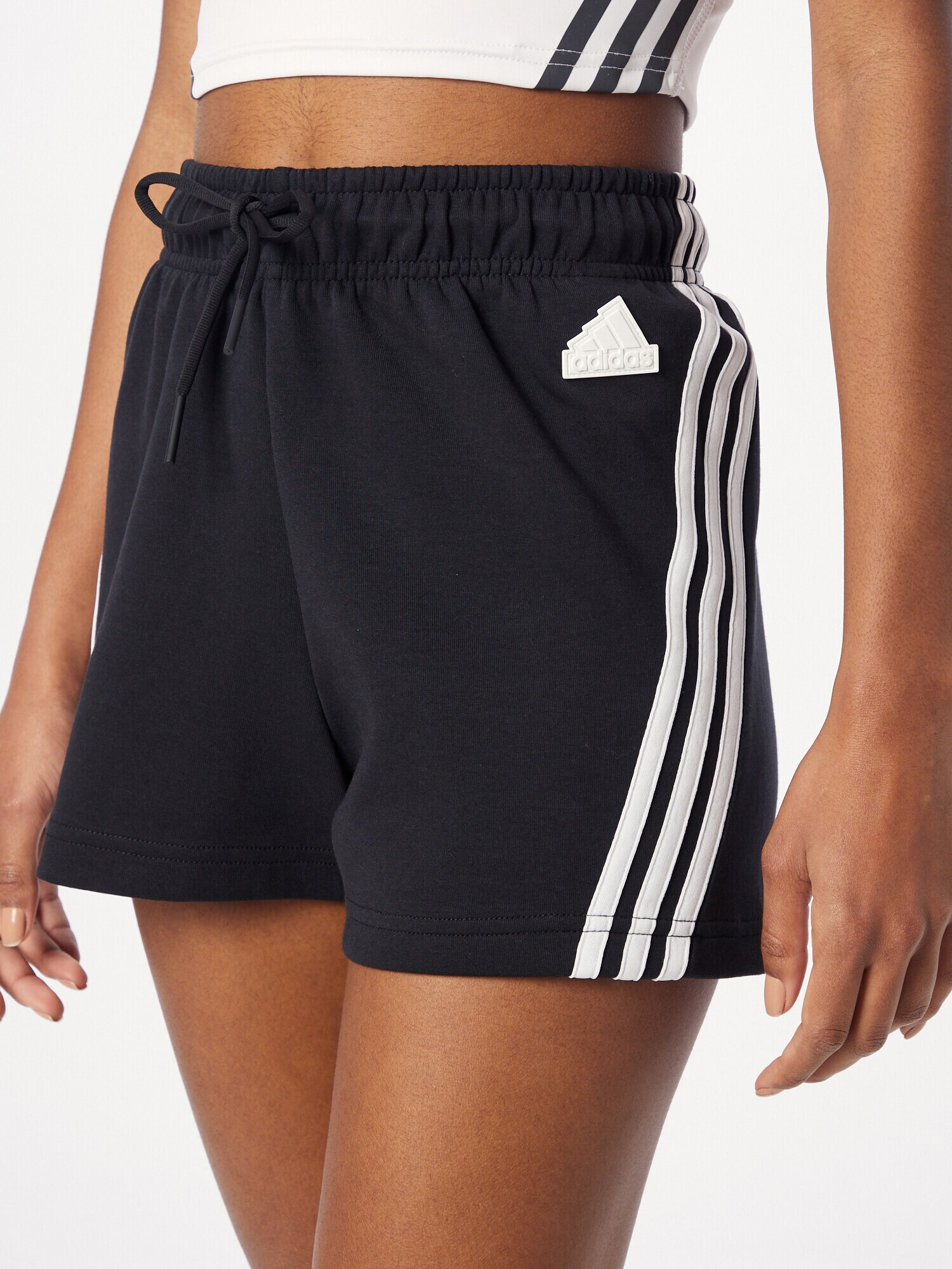 ADIDAS SPORTSWEAR Športne hlače črna / bela - Pepit.si