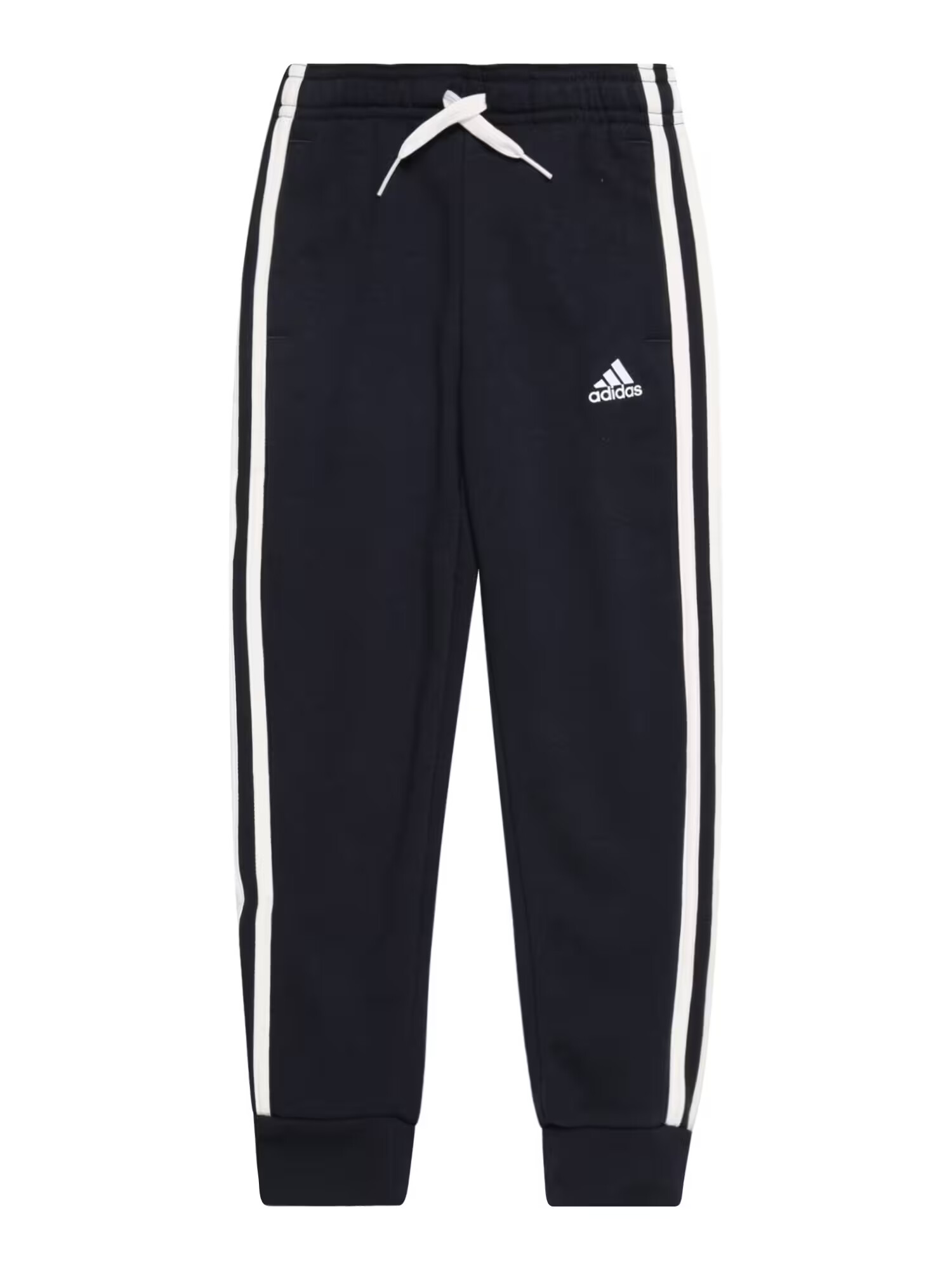 ADIDAS SPORTSWEAR Športne hlače črna / bela - Pepit.si