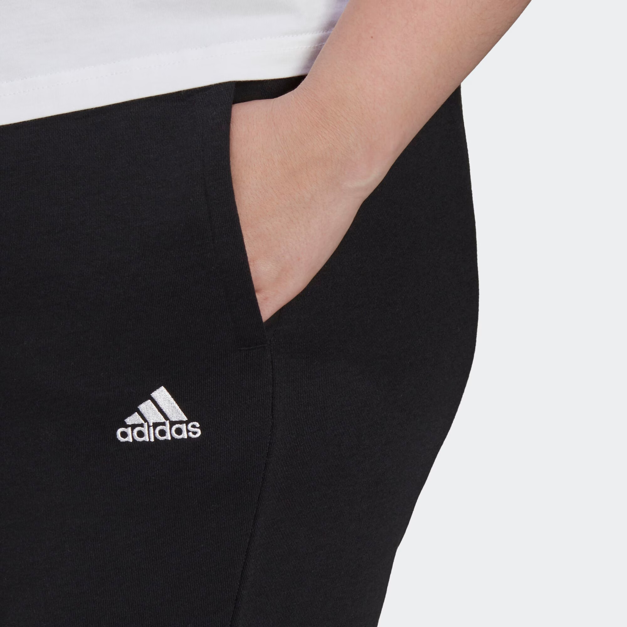 ADIDAS SPORTSWEAR Športne hlače črna / bela - Pepit.si