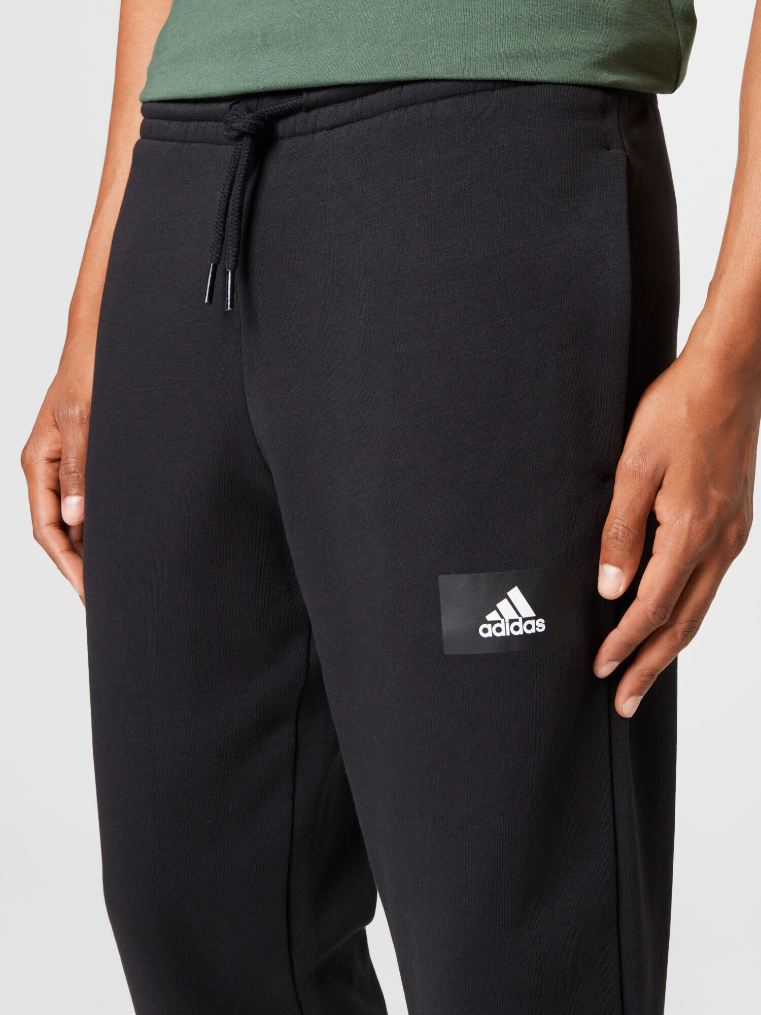 ADIDAS SPORTSWEAR Športne hlače črna / bela - Pepit.si