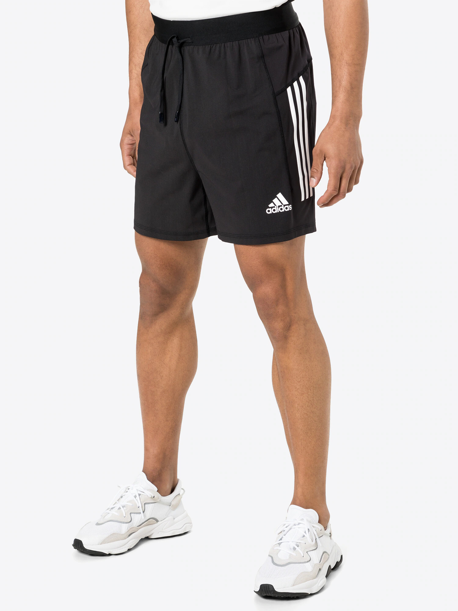 ADIDAS SPORTSWEAR Športne hlače črna / bela - Pepit.si