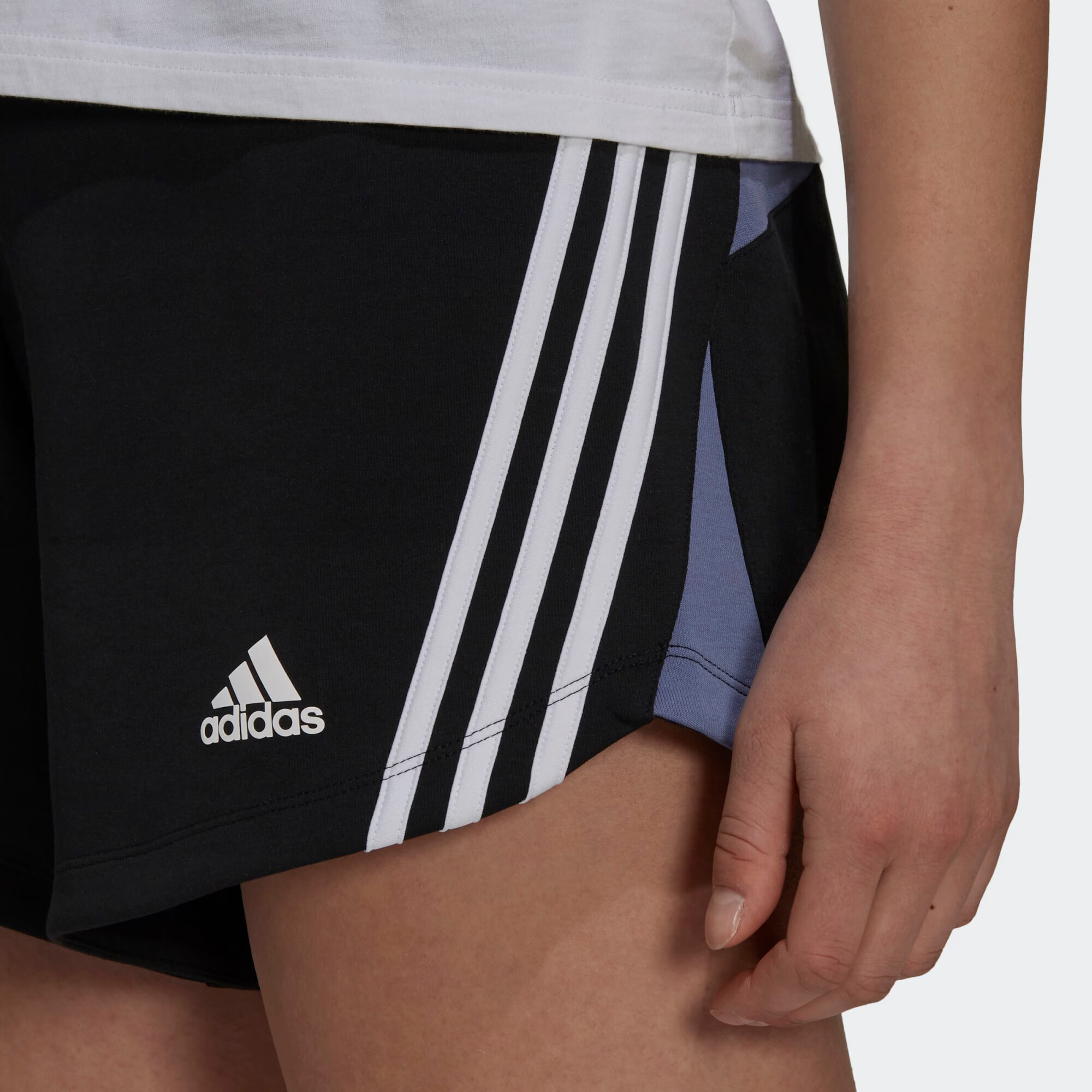 ADIDAS SPORTSWEAR Športne hlače majnica / črna / bela - Pepit.si