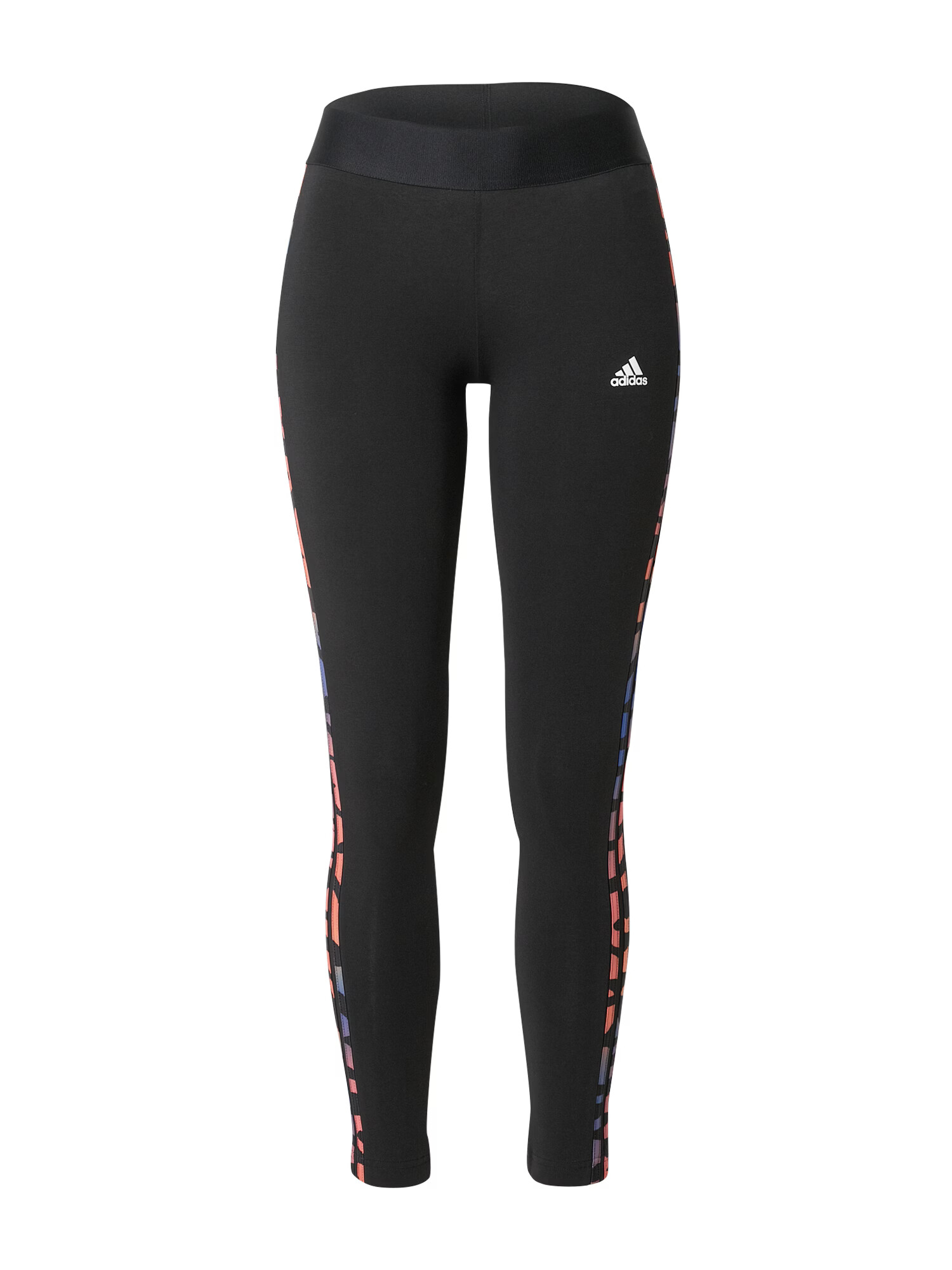 ADIDAS PERFORMANCE Športne hlače črna / bela / oranžna / lila / modra - Pepit.si