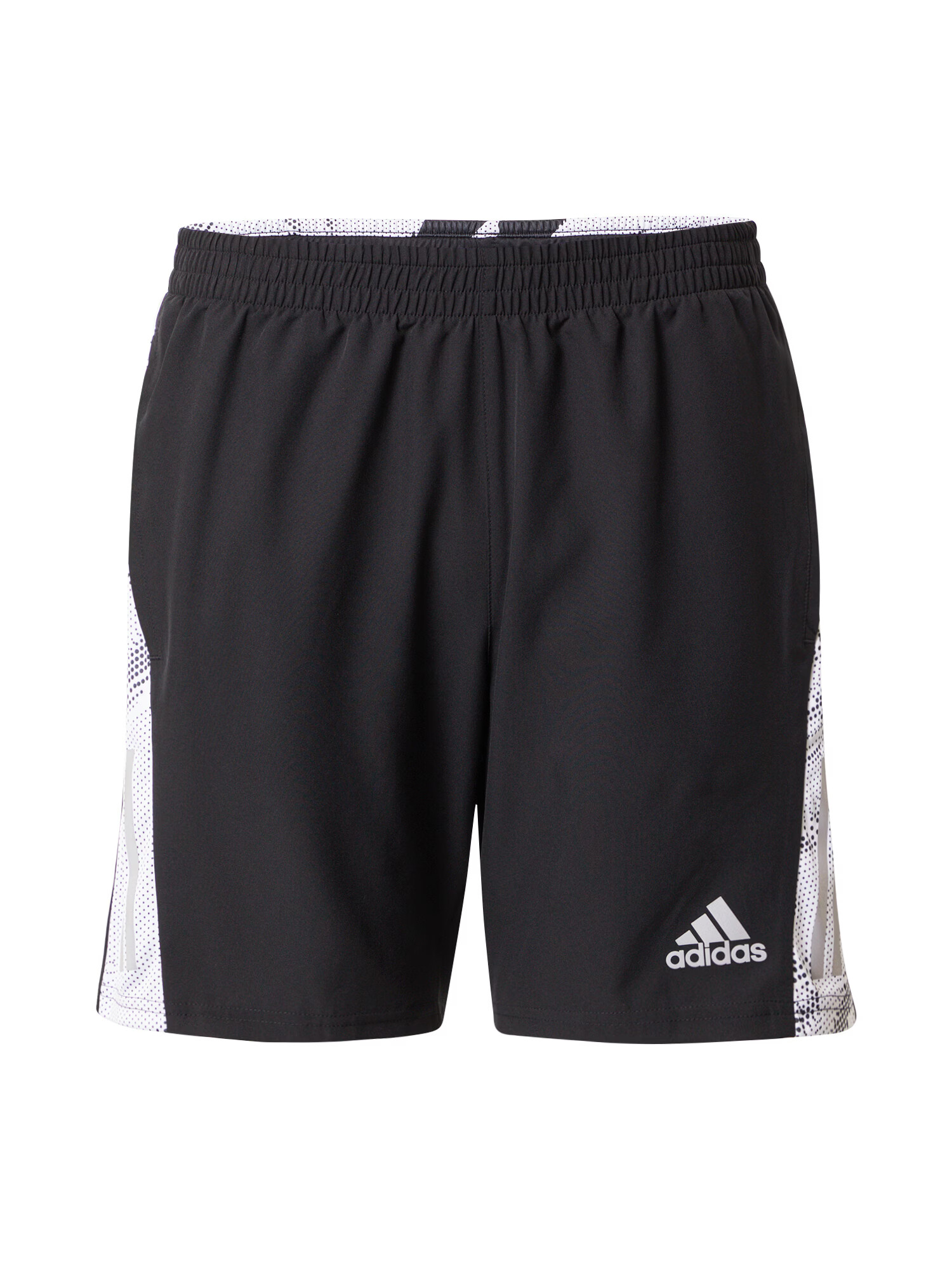 ADIDAS PERFORMANCE Športne hlače črna / bela / siva - Pepit.si