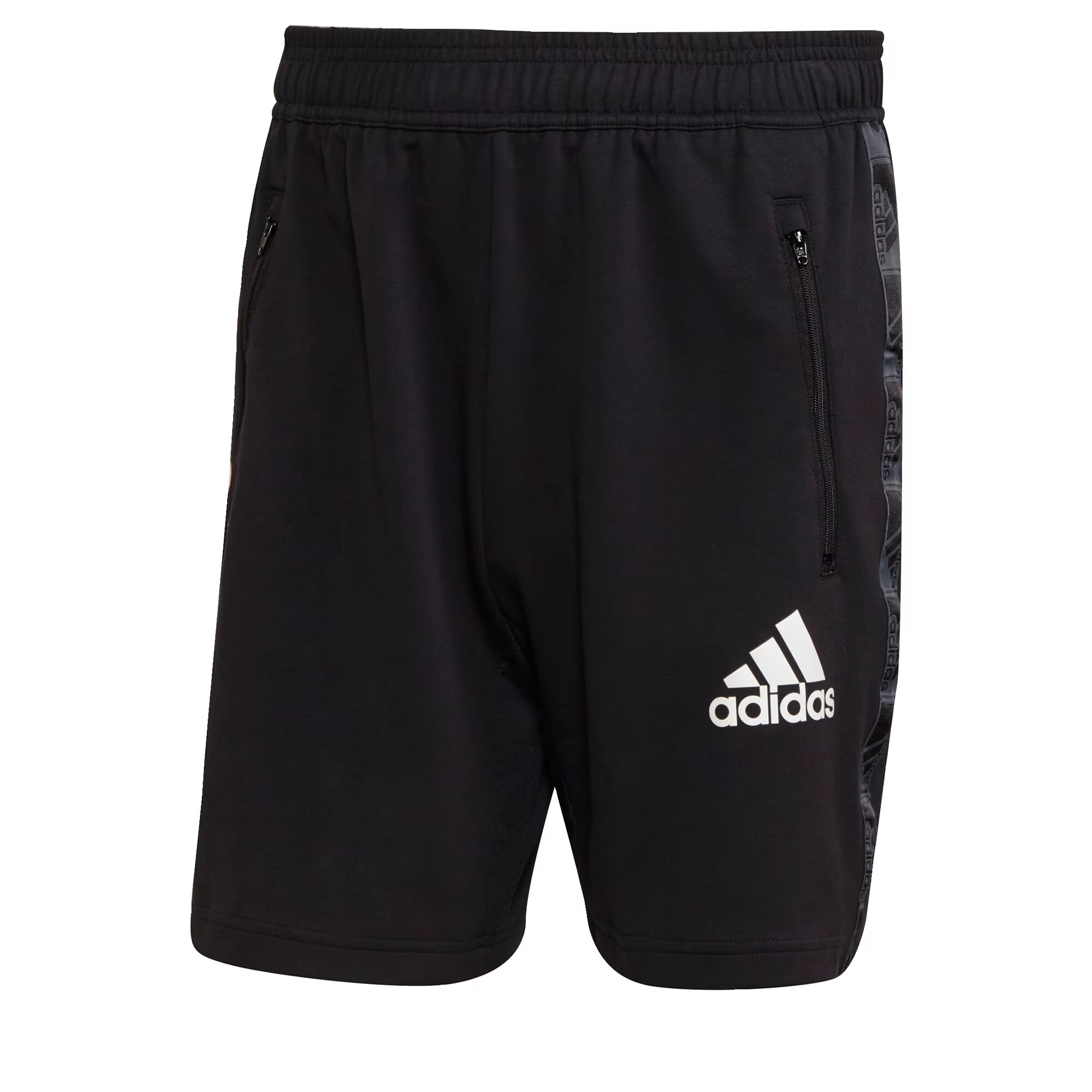 ADIDAS PERFORMANCE Športne hlače črna / bela / temno siva - Pepit.si