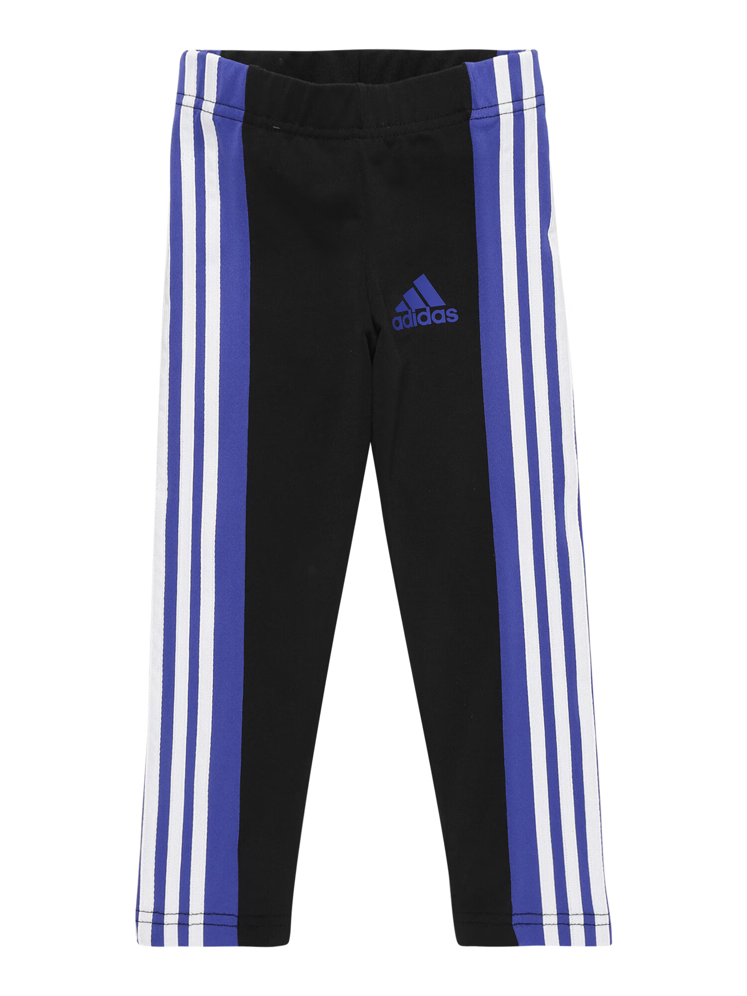 ADIDAS PERFORMANCE Športne hlače črna / kraljevo modra / bela - Pepit.si