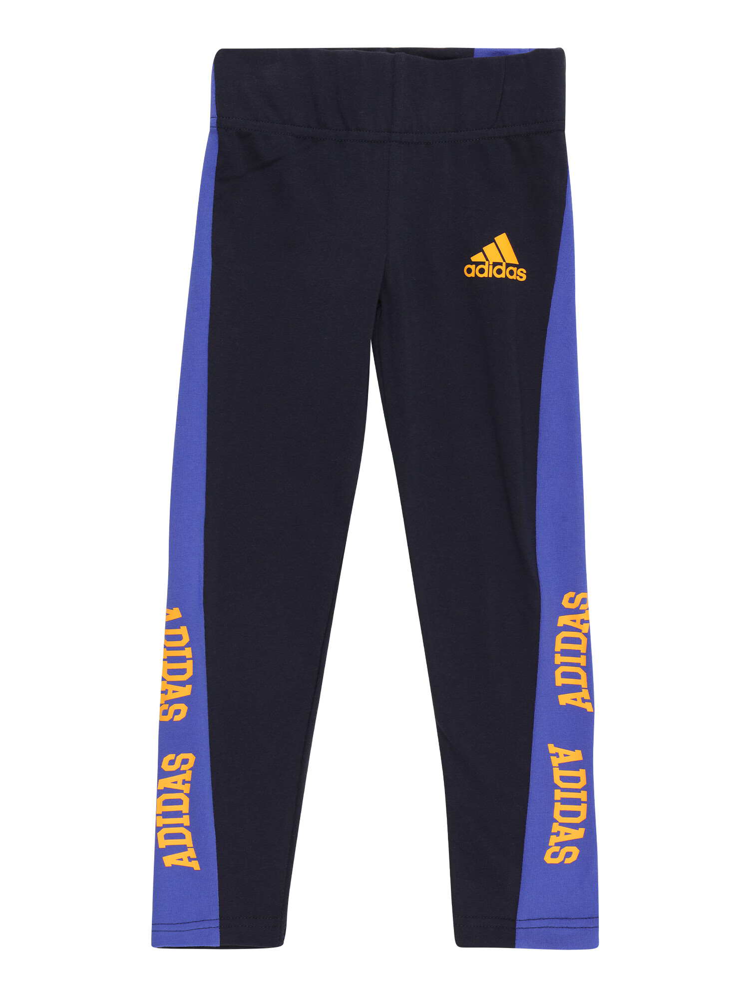 ADIDAS PERFORMANCE Športne hlače črna / kraljevo modra / rumena - Pepit.si