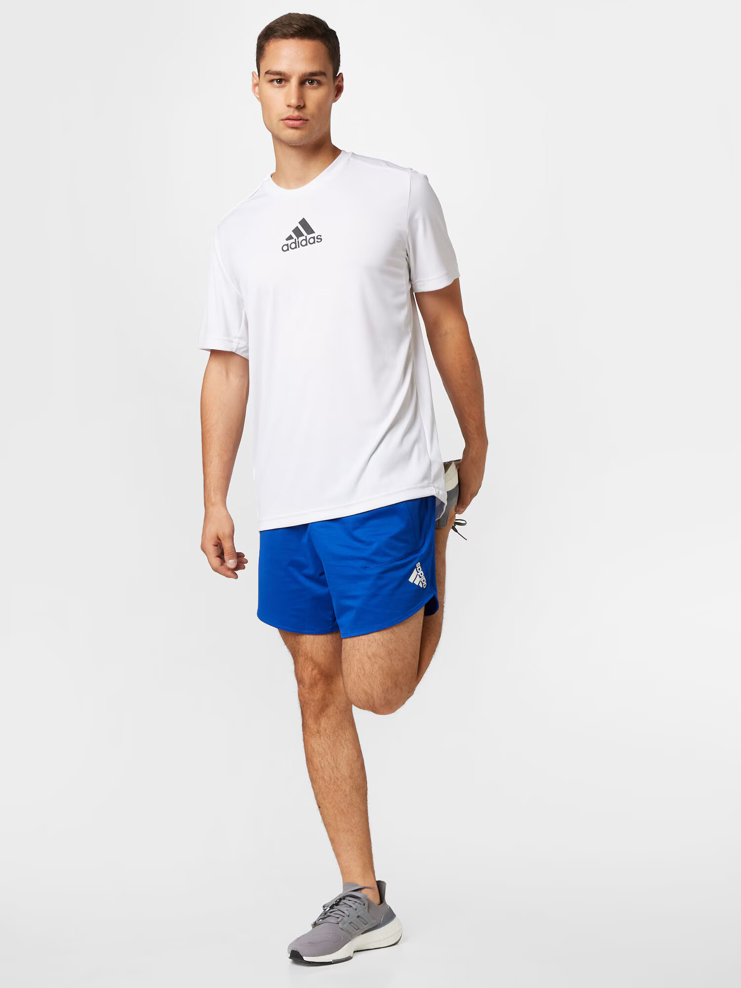 ADIDAS SPORTSWEAR Športne hlače 'Designed 4 Training' modra / črna / bela - Pepit.si