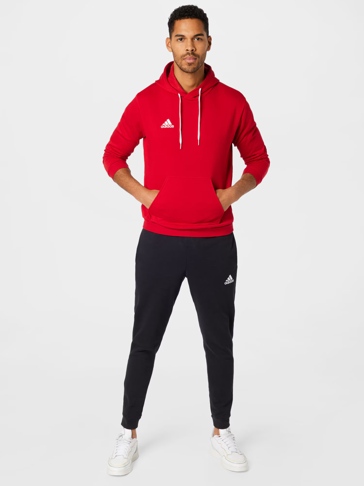 ADIDAS SPORTSWEAR Športne hlače 'Entrada 22' črna / bela - Pepit.si