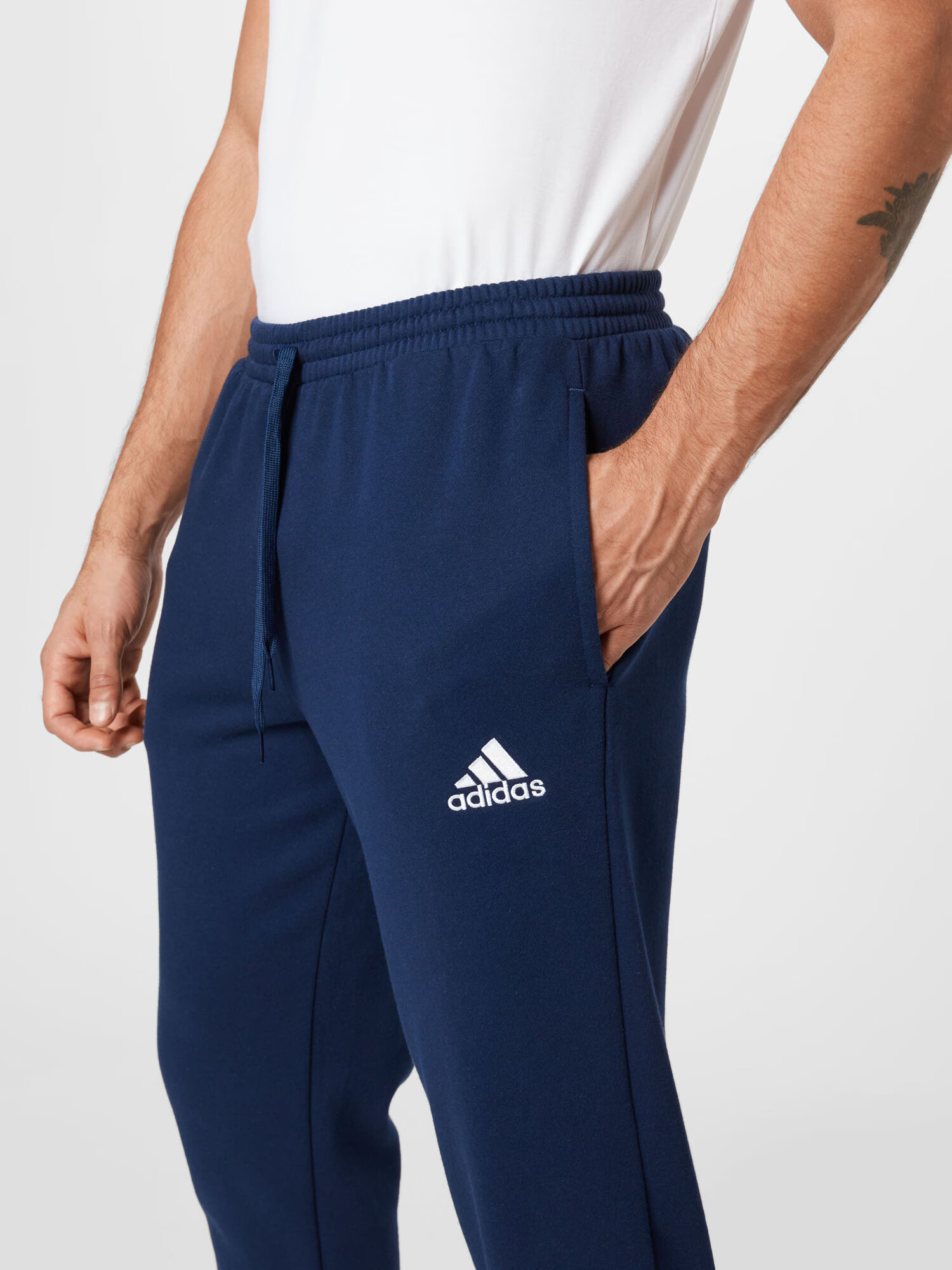 ADIDAS SPORTSWEAR Športne hlače 'Entrada' marine / bela - Pepit.si