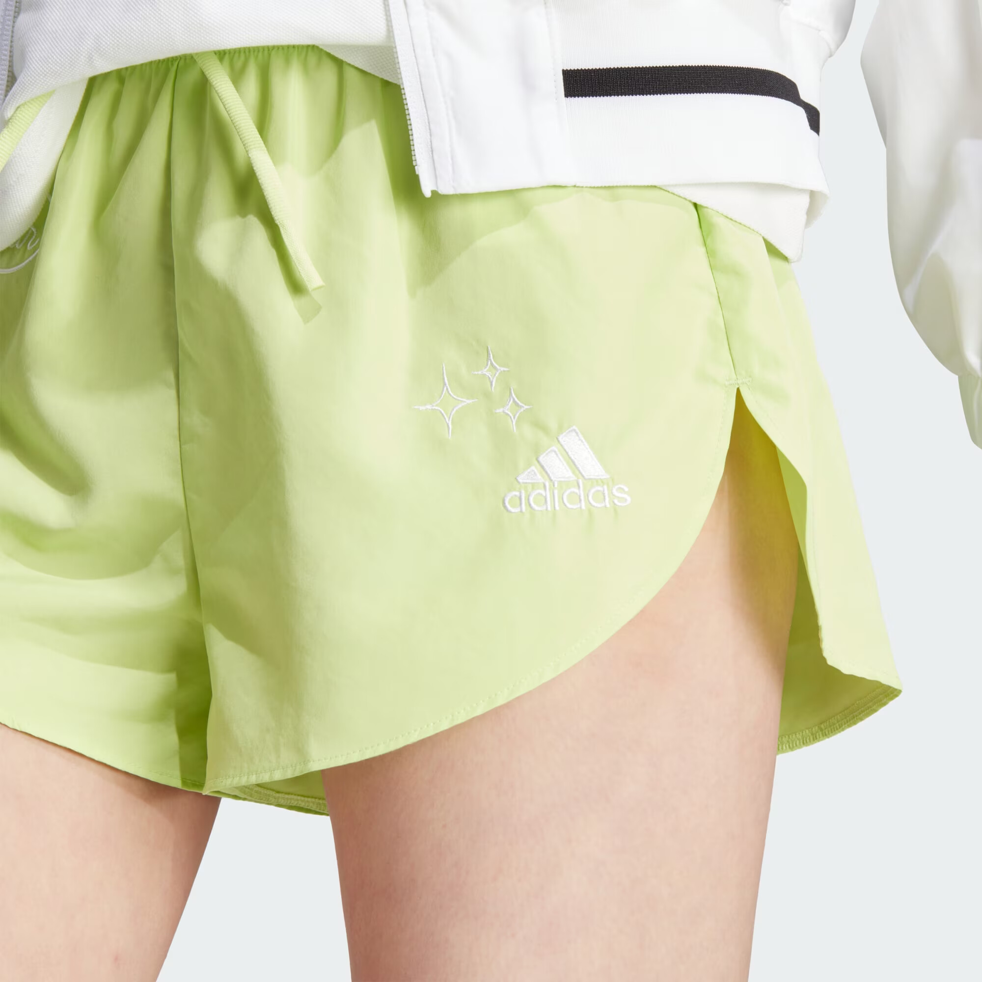 ADIDAS SPORTSWEAR Športne hlače jabolko / bela - Pepit.si